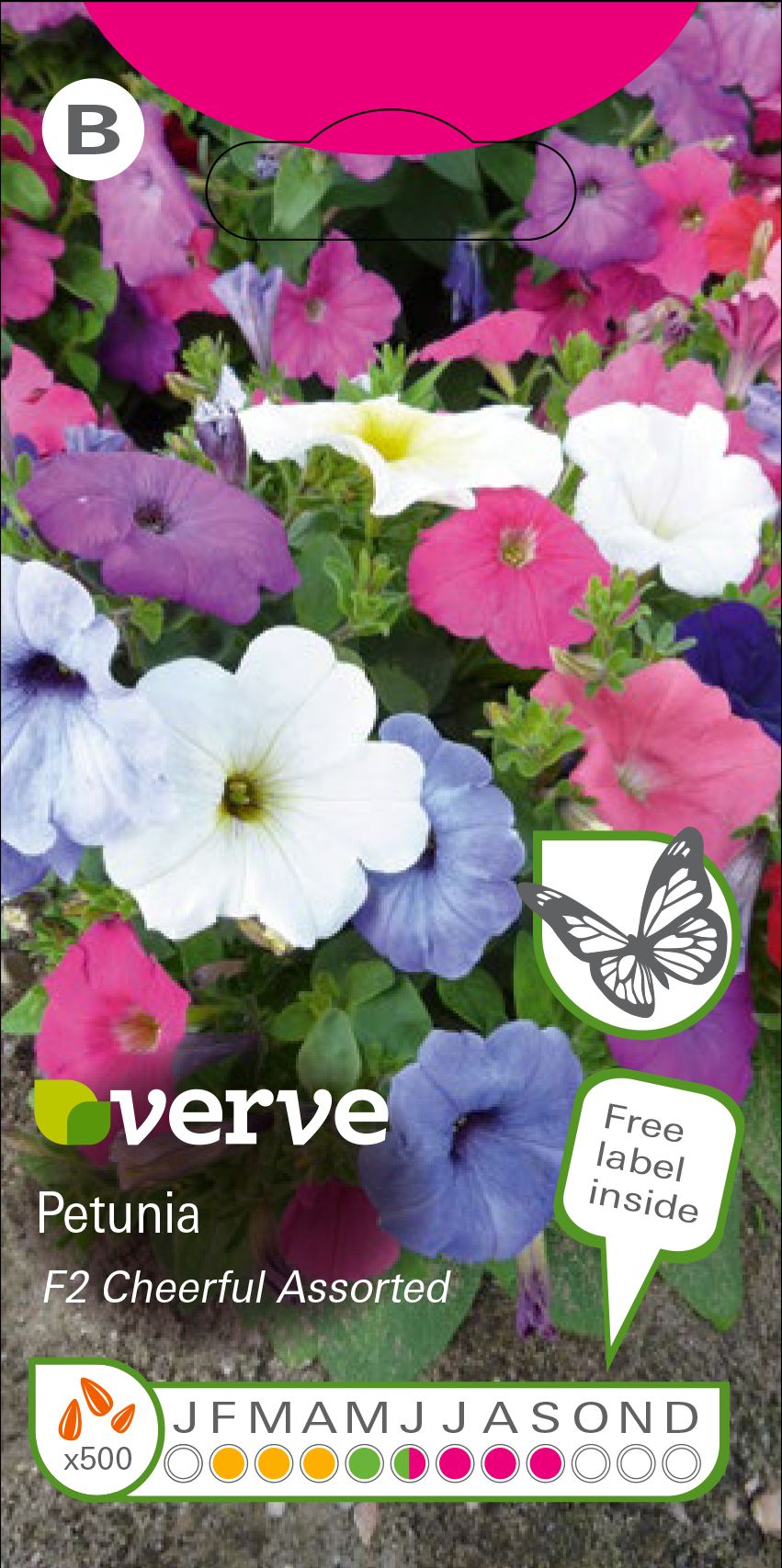 Verve F2 cheerful Petunia Seeds