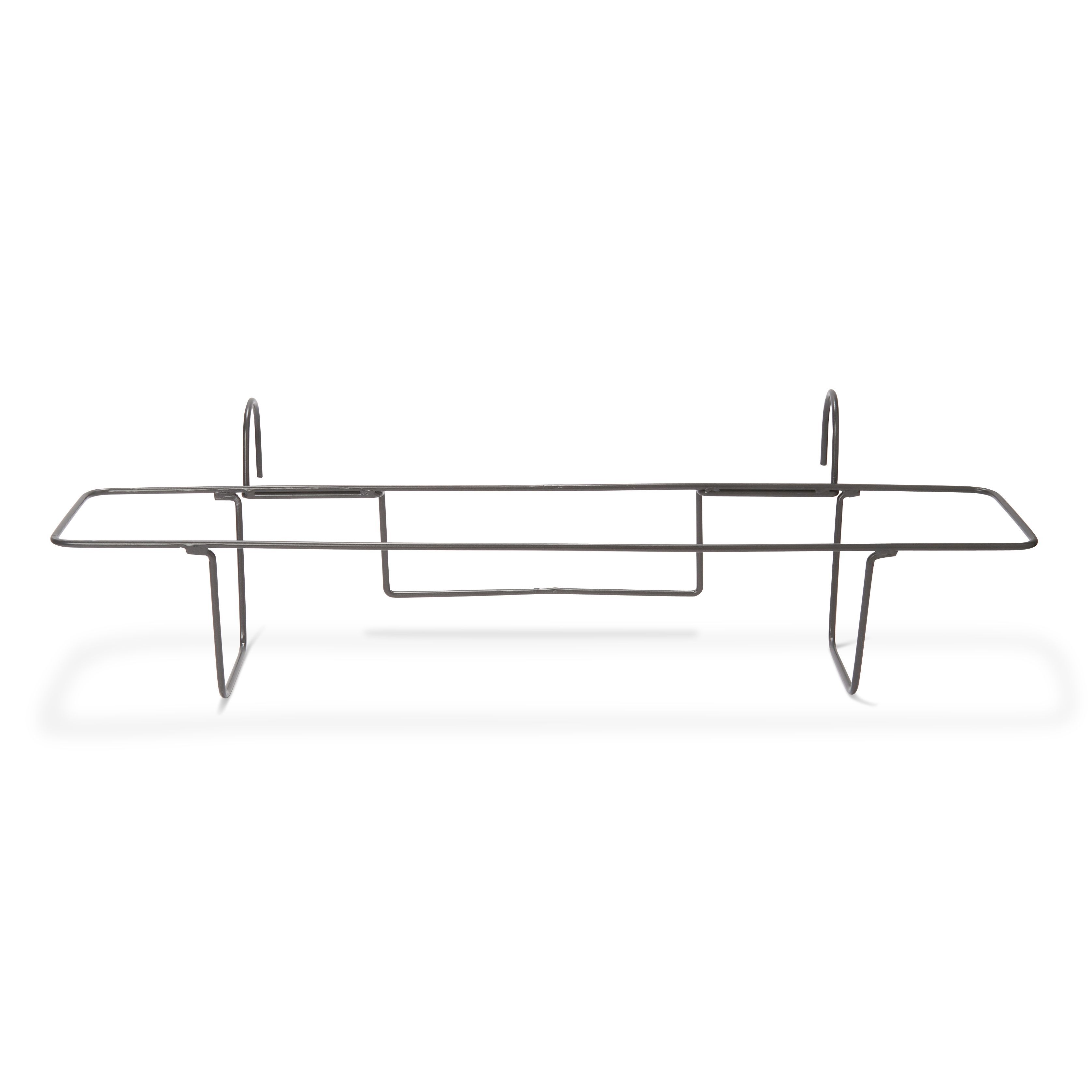 Verve Florus Grey Metal 200mm Bell trough Bracket