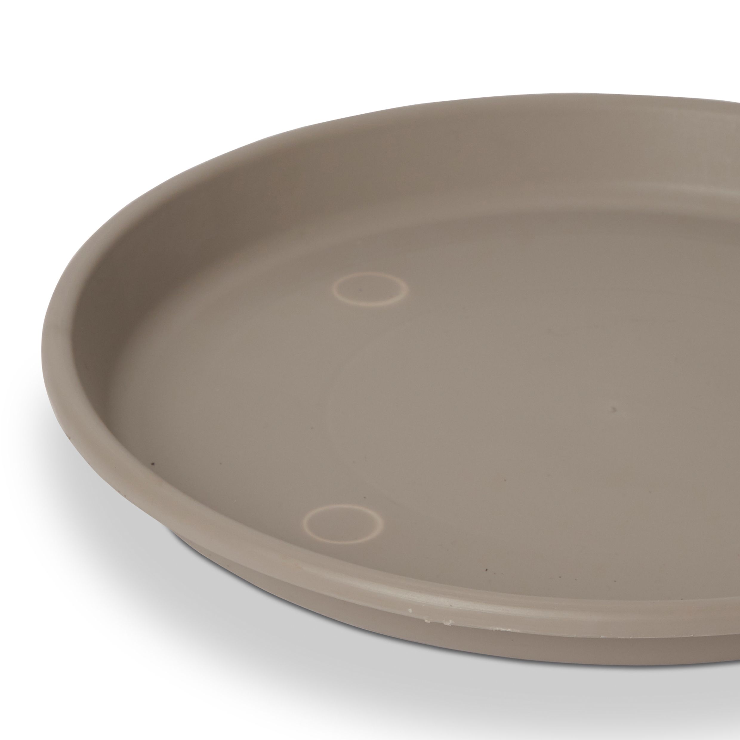 Verve Florus Taupe Bell pot Saucer (Dia)29cm