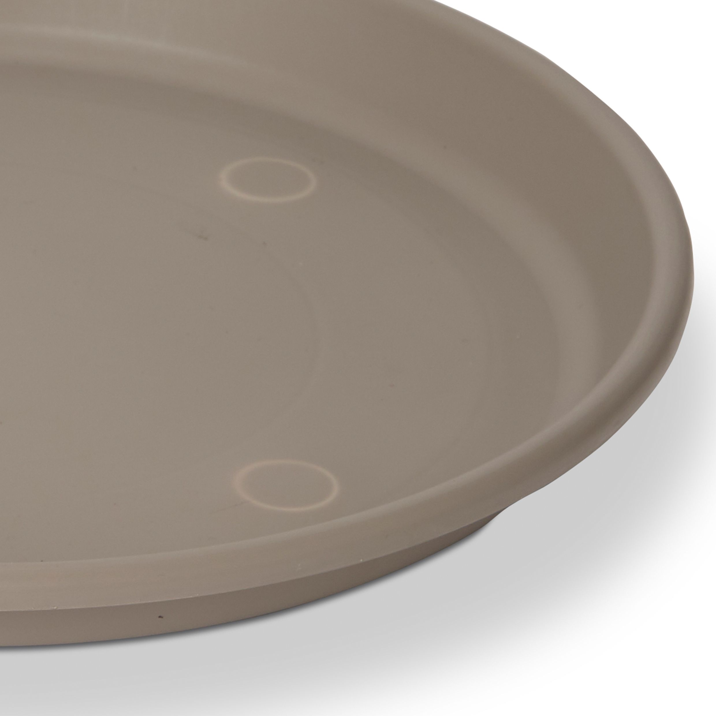Verve Florus Taupe Bell pot Saucer (Dia)29cm