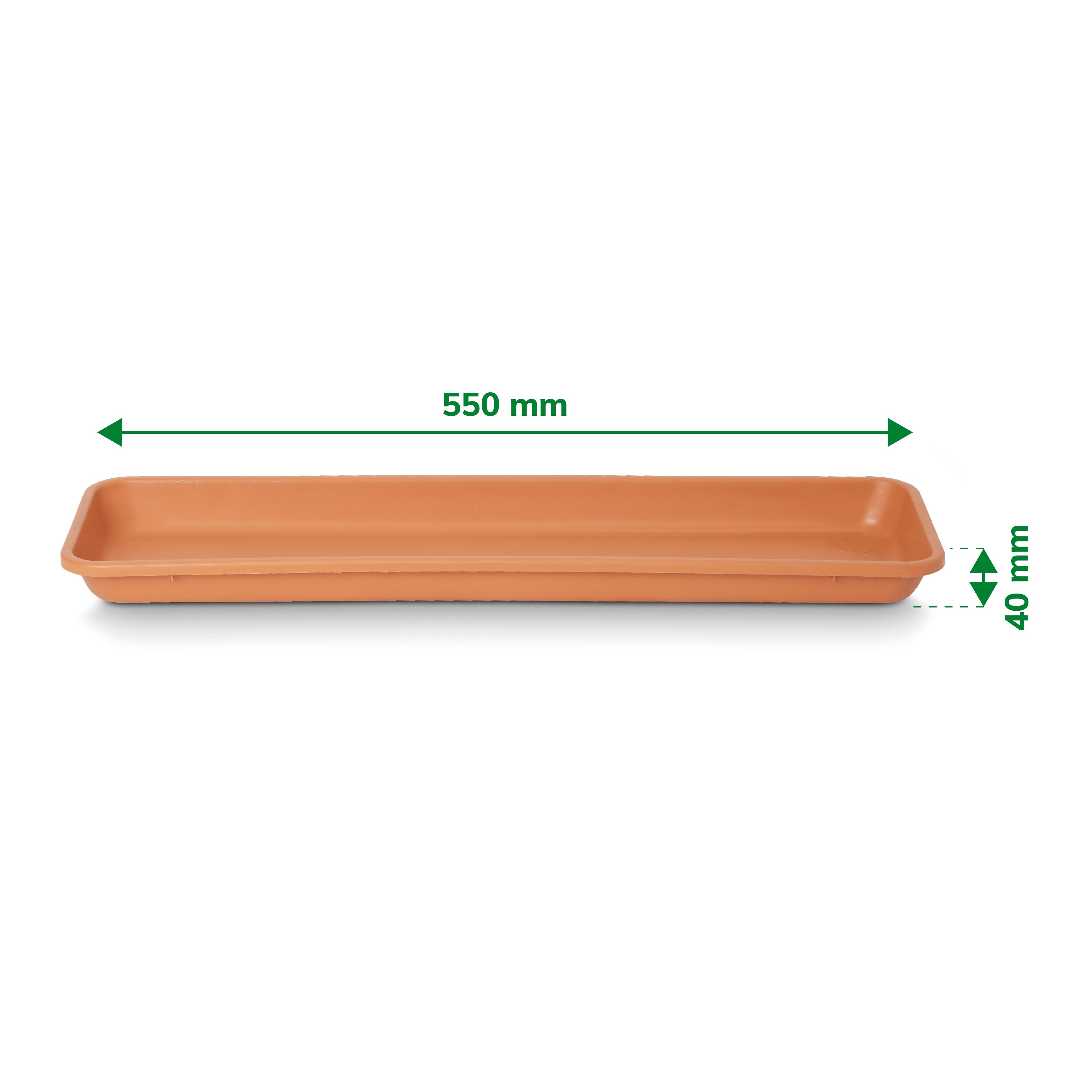 Verve Florus Terracotta Bell trough Saucer