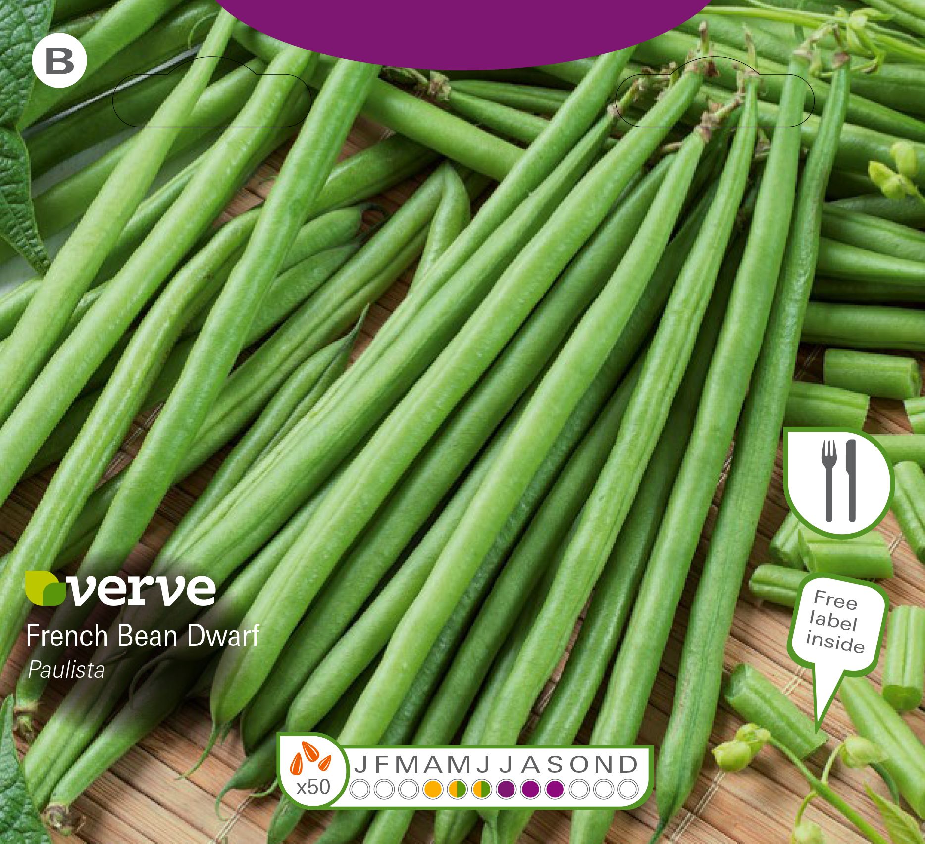 Verve French bean paulista French bean Seed