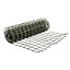 Verve Green Galvanised High-density polyethylene (HDPE) Wire mesh fencing, (L)3m (W)0.5m