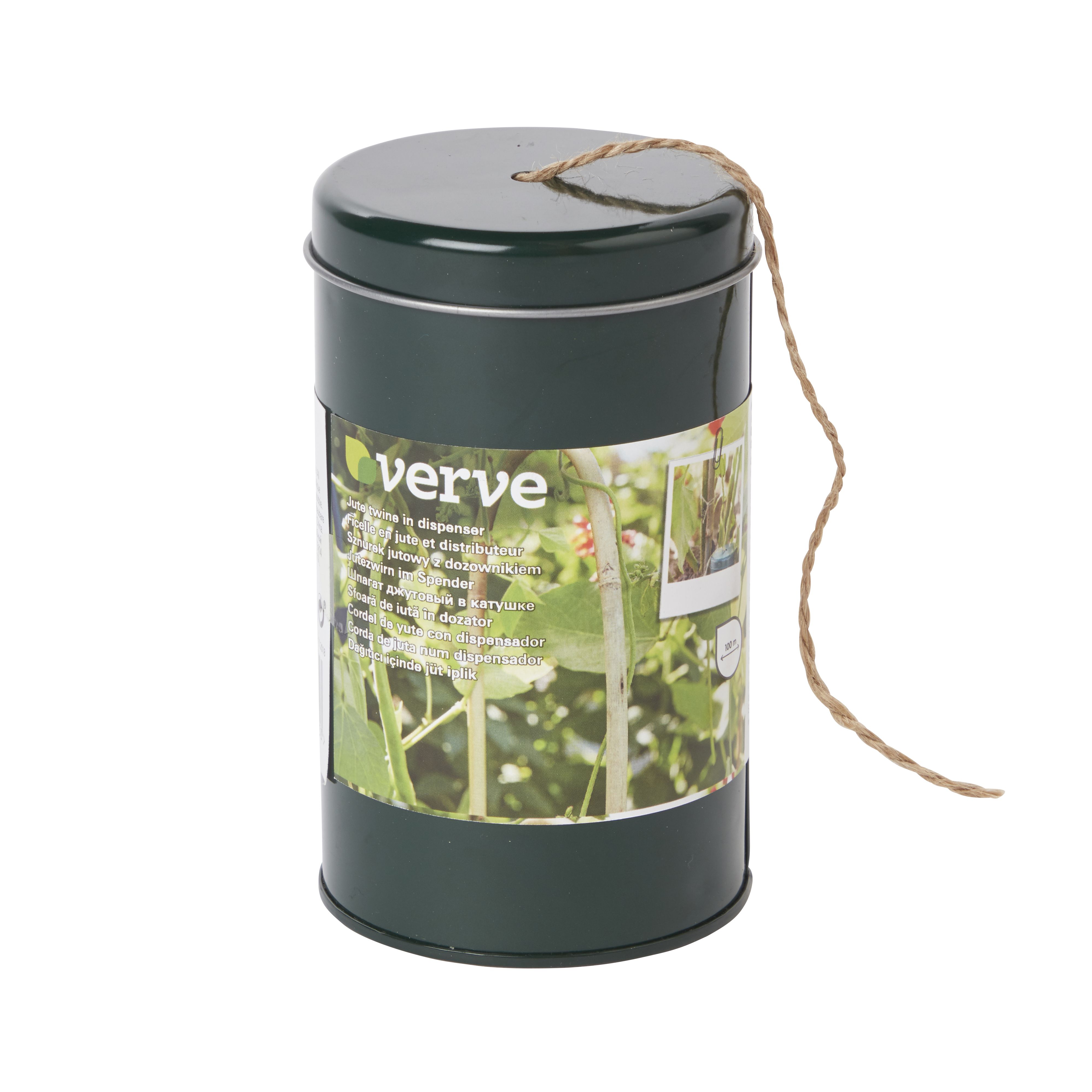 Verve Green Jute & steel Plant tie DIY at B&Q