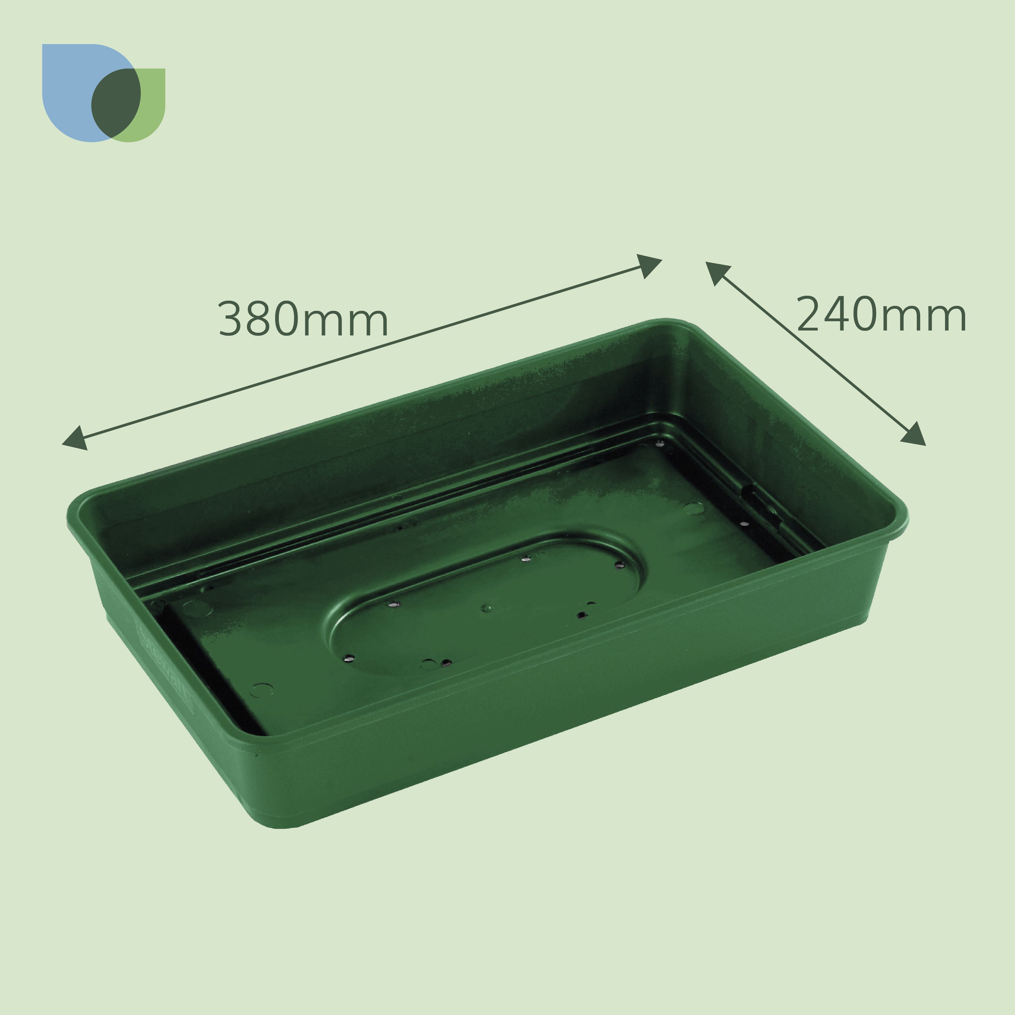 Verve Green Seed Tray 380mm