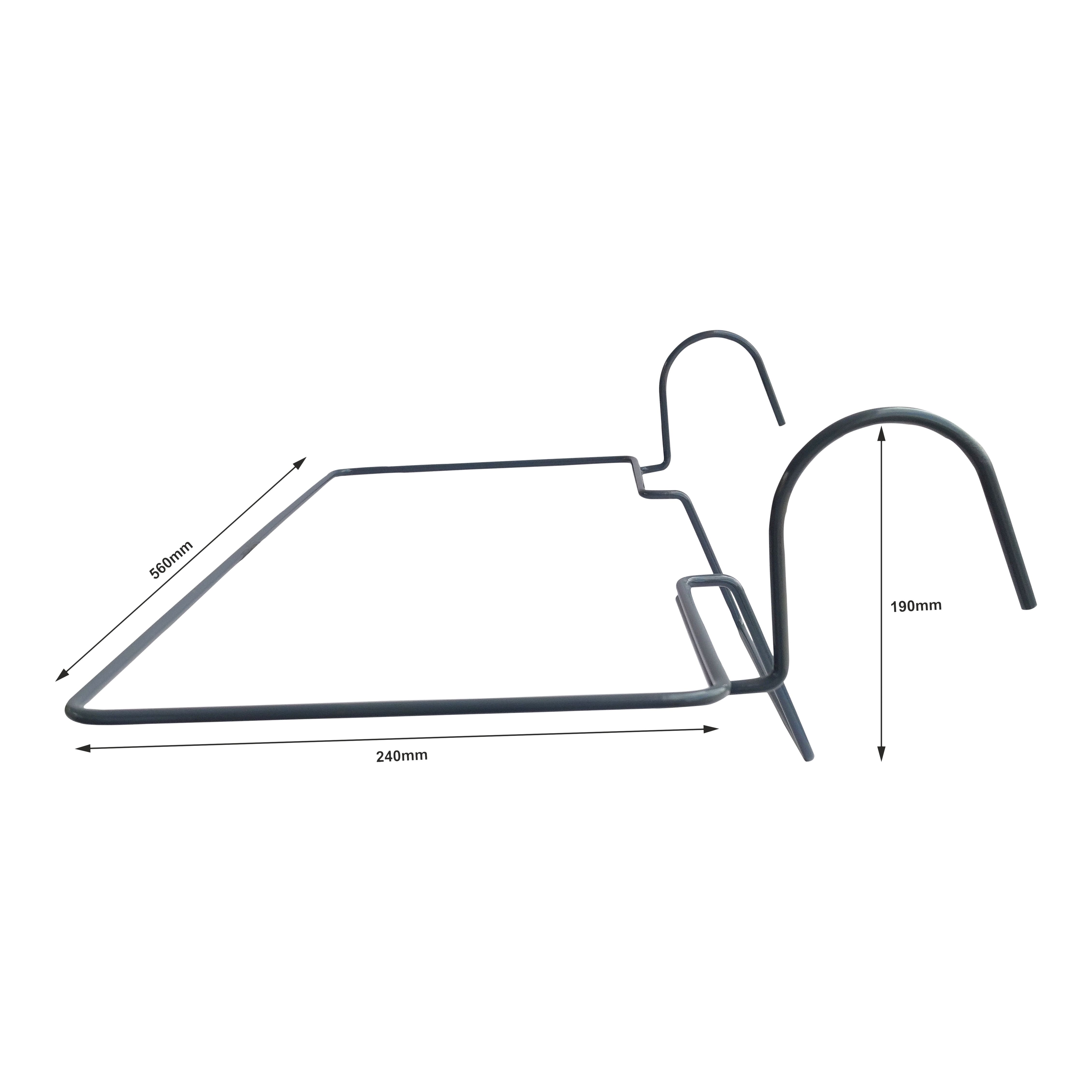 Verve Grey Metal 260mm Nurgal trough Bracket