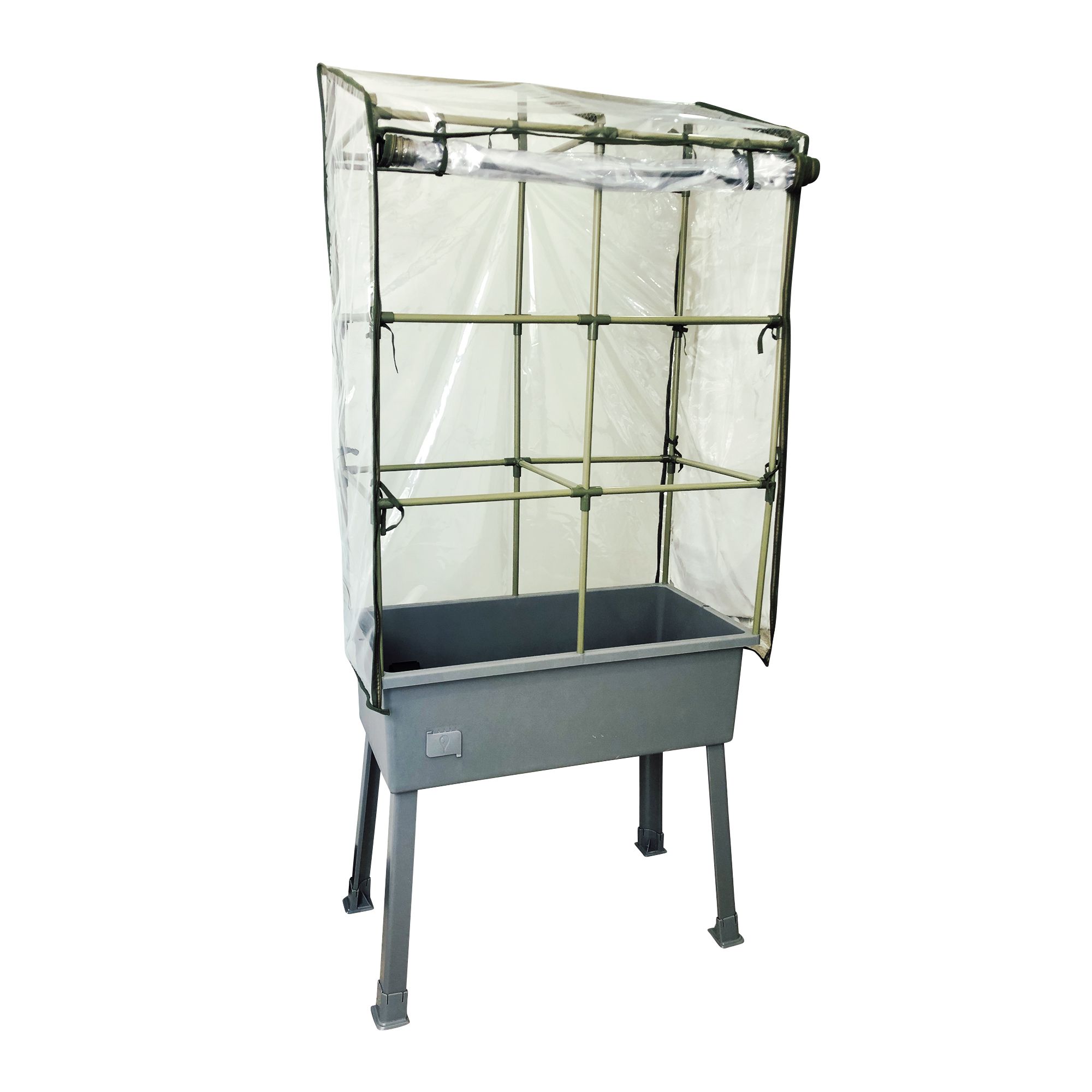 Verve Grey Rectangular Planter 80cm DIY at B&Q