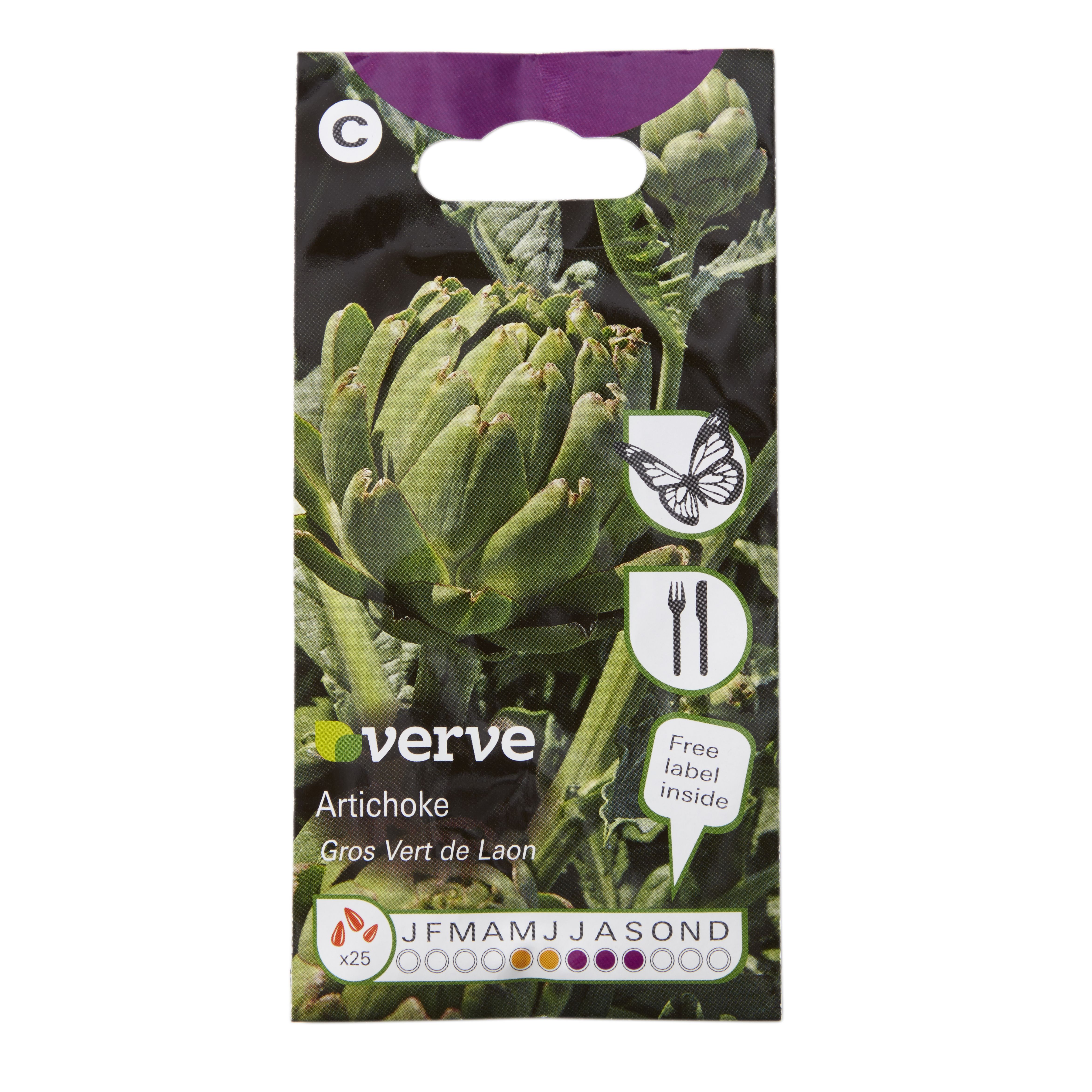 Verve Gros vert de laon artichoke Seeds