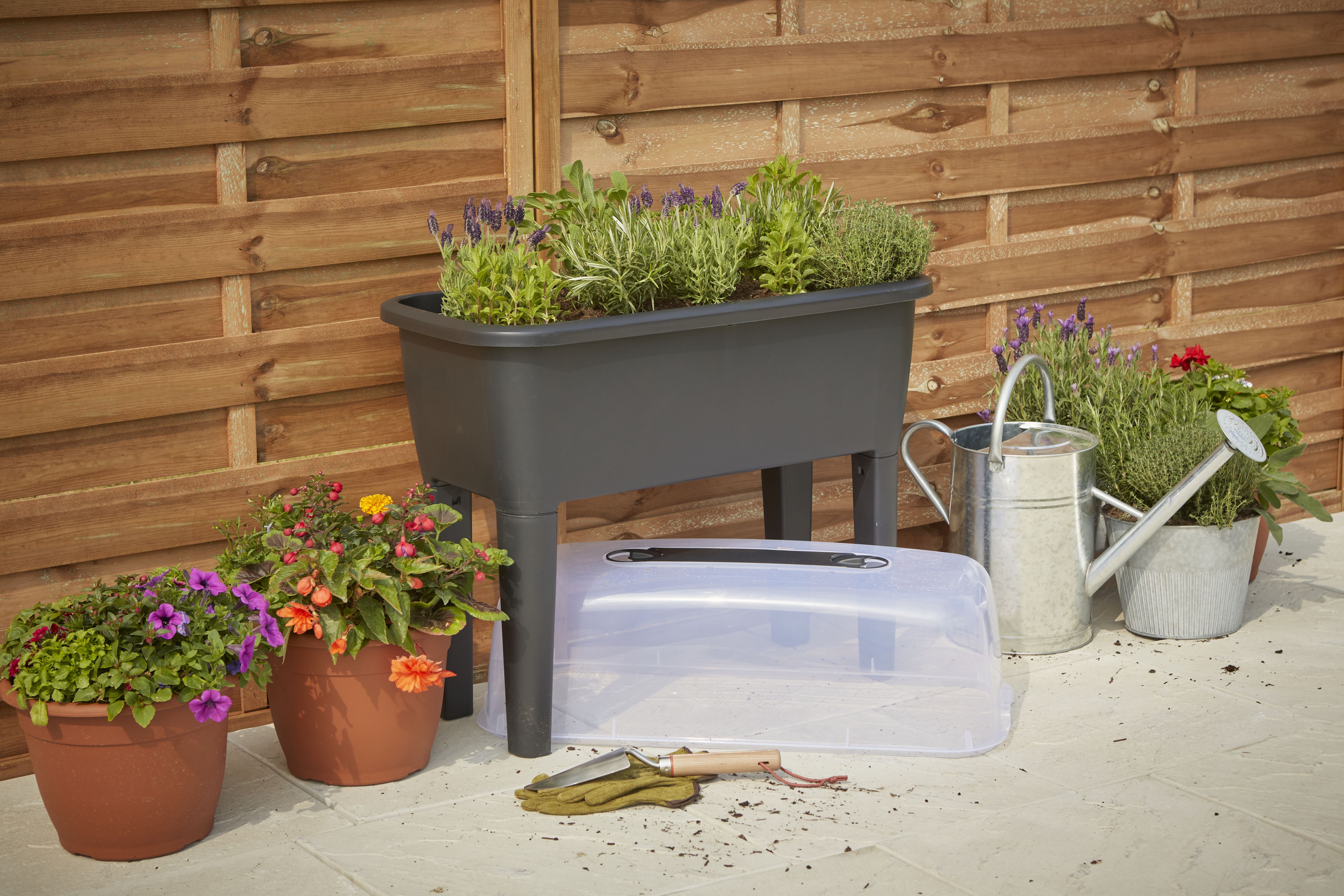 Verve Grow table (H)820mm (W)387mm, 52L