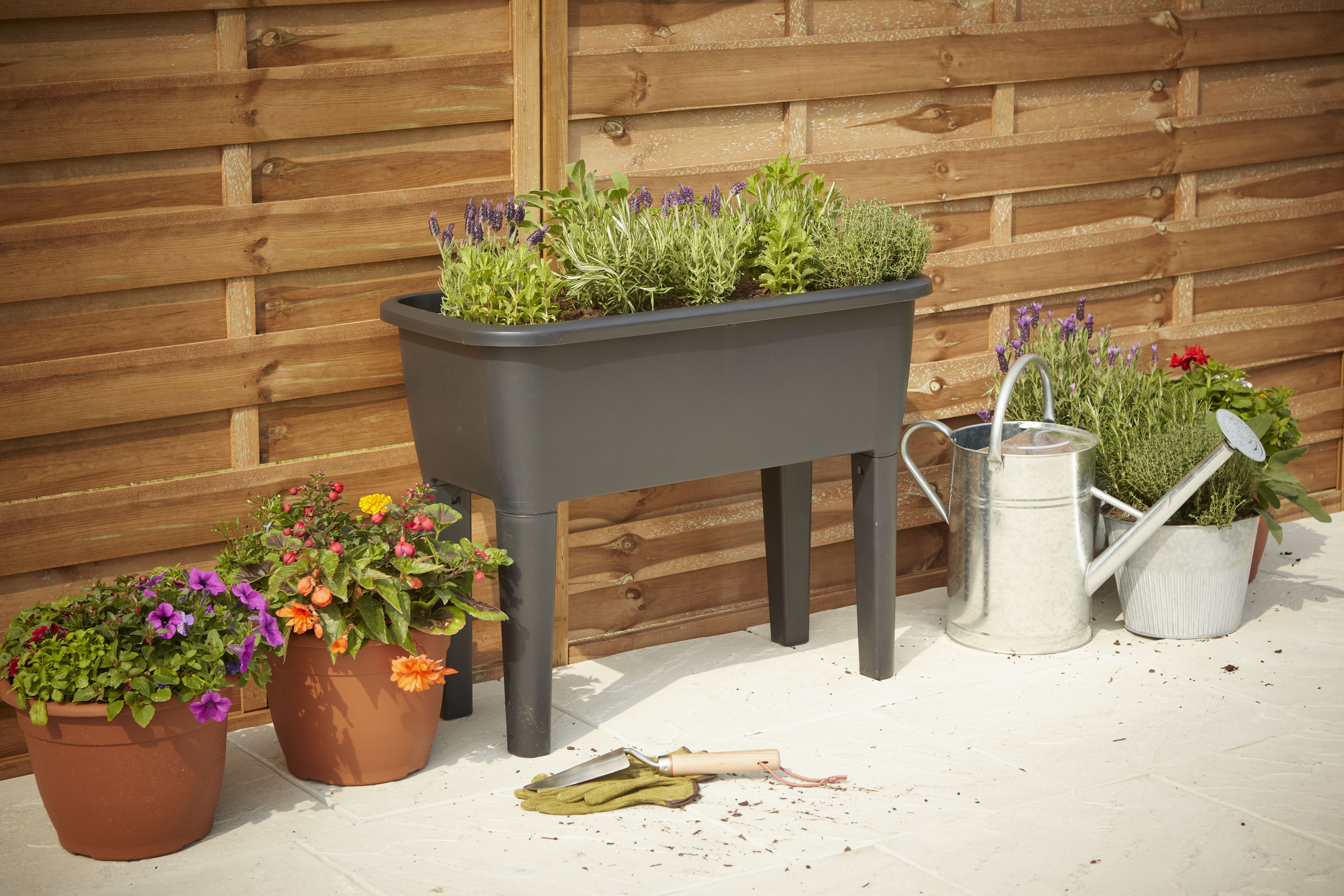Verve Grow table (H)820mm (W)387mm, 52L