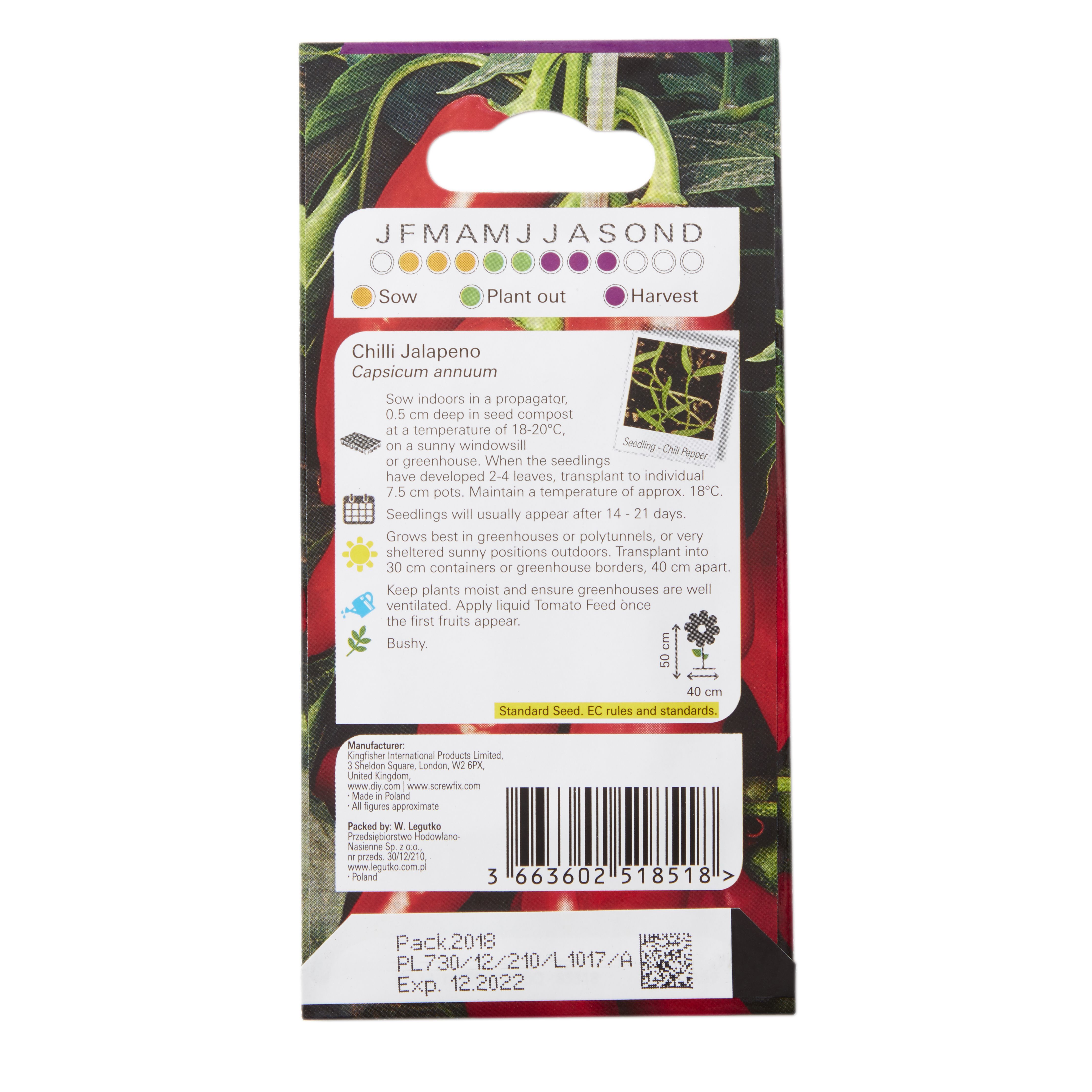 Verve Jalapeno Vegetable Seeds