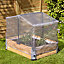 Verve Kitchen garden Grey Polyphenylene ether (PPE) & steel Easy access grow cover, (L)0.8m (W)0.6m