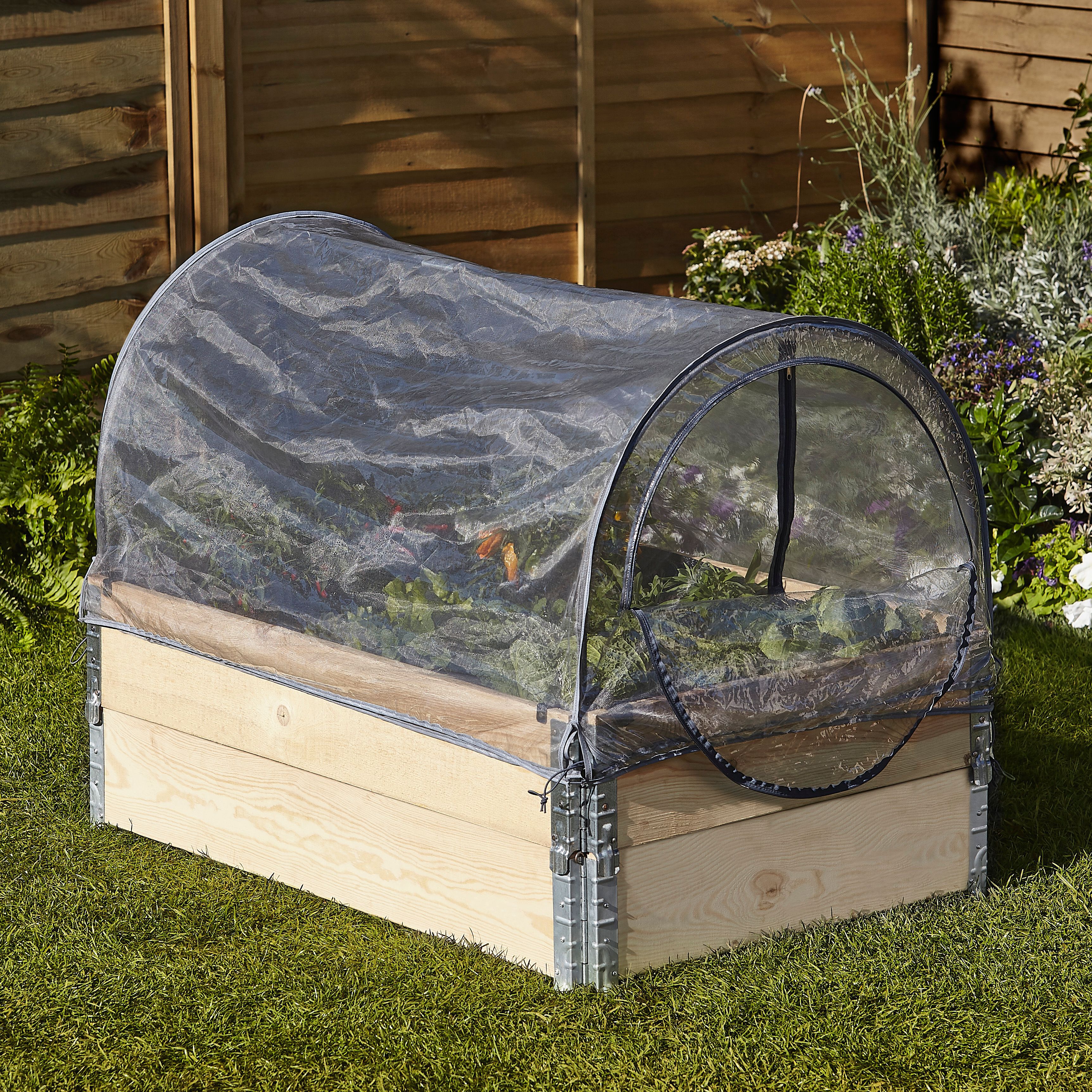 Verve Kitchen garden Large 0.88m² Grow tunnel cover with plastic cover