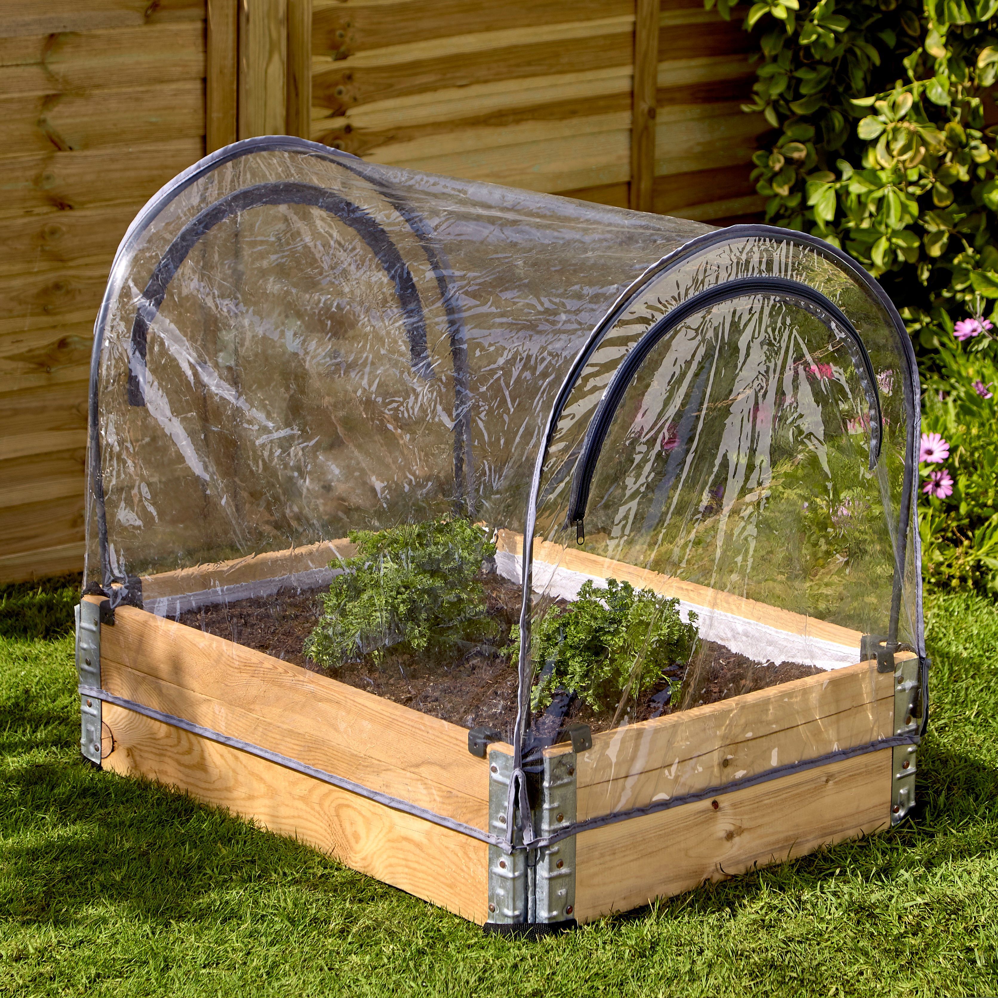 Verve Kitchen garden Small 0.42m² Grow tunnel cover with plastic cover