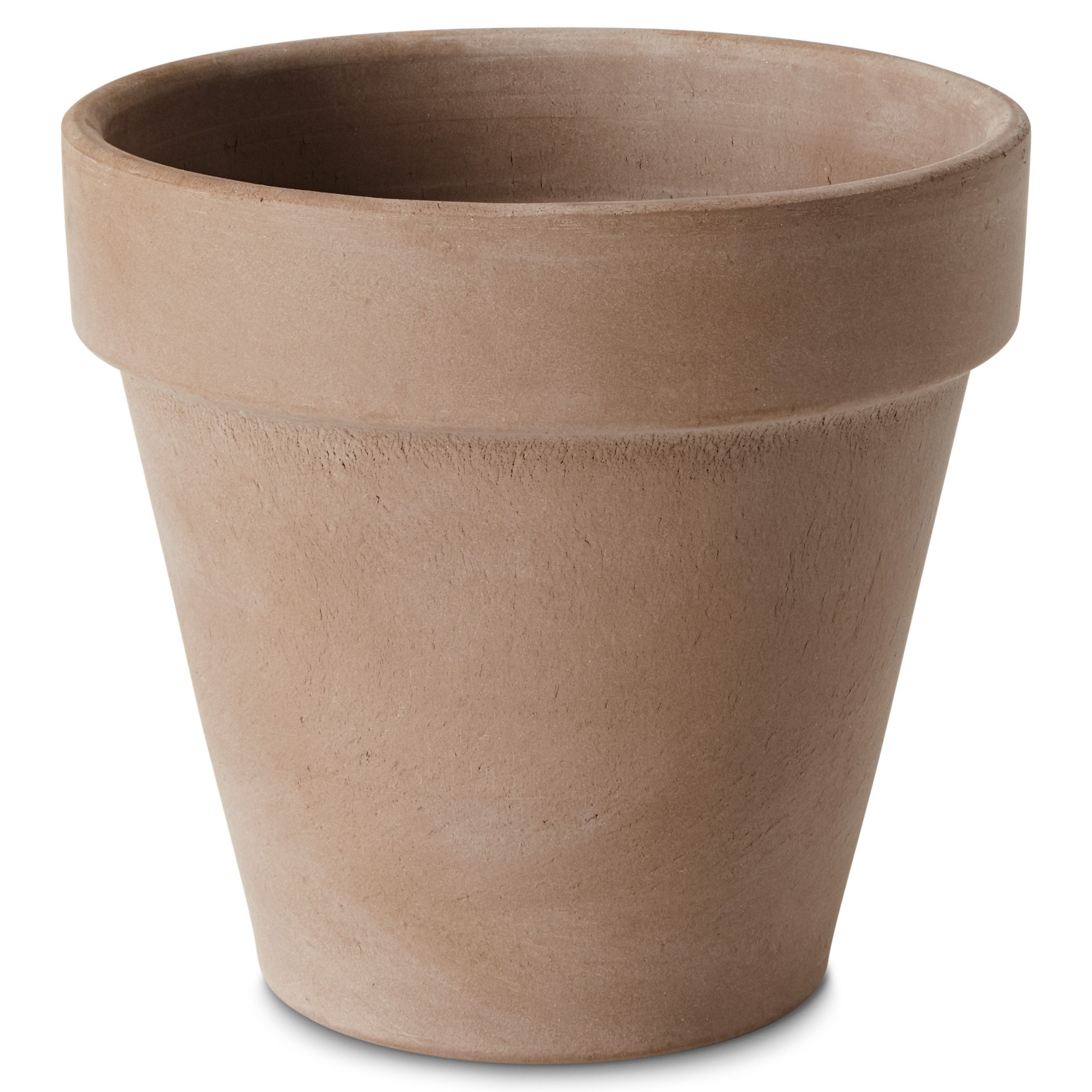 Verve Laleh Grey Terracotta Grow pot (Dia) 13.1cm, (H)11.3cm, 1L