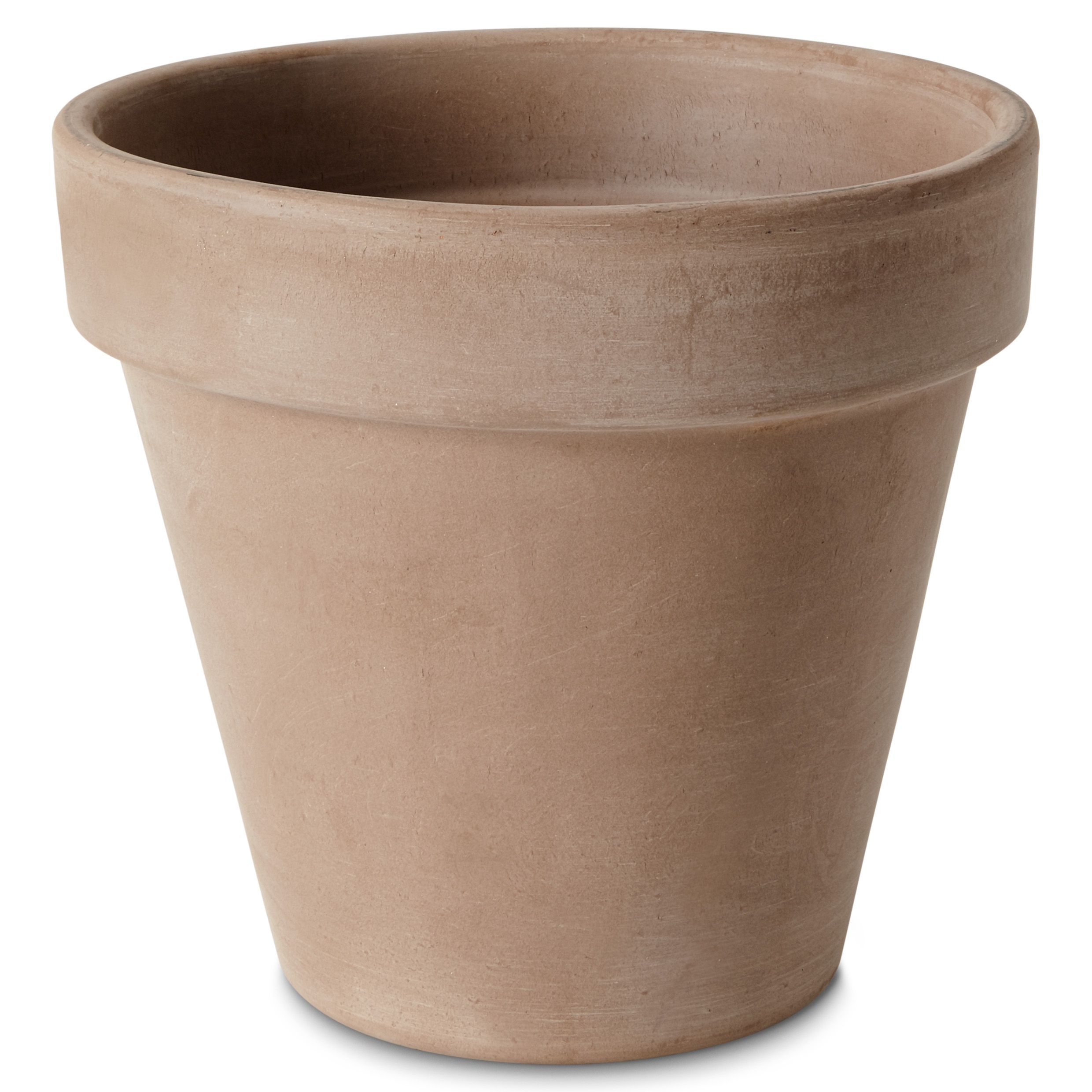 Verve Laleh Grey Terracotta Grow pot (Dia) 17.1cm, (H)14.9cm, 2L