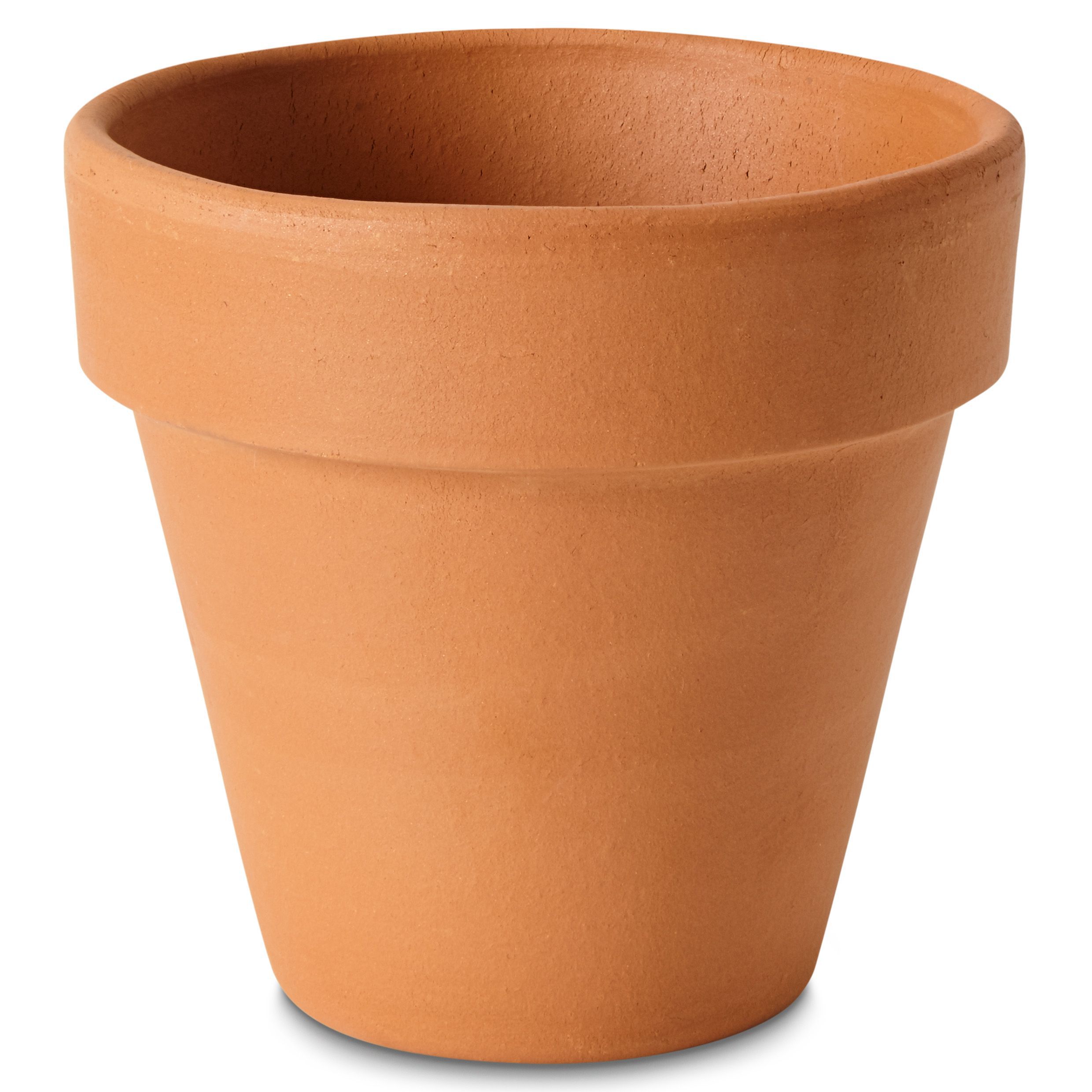 Verve Laleh Terracotta Circular Plant pot (Dia) 11.2cm, (H)10cm, 1L