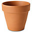 Verve Laleh Terracotta Circular Plant pot (Dia)13.1cm