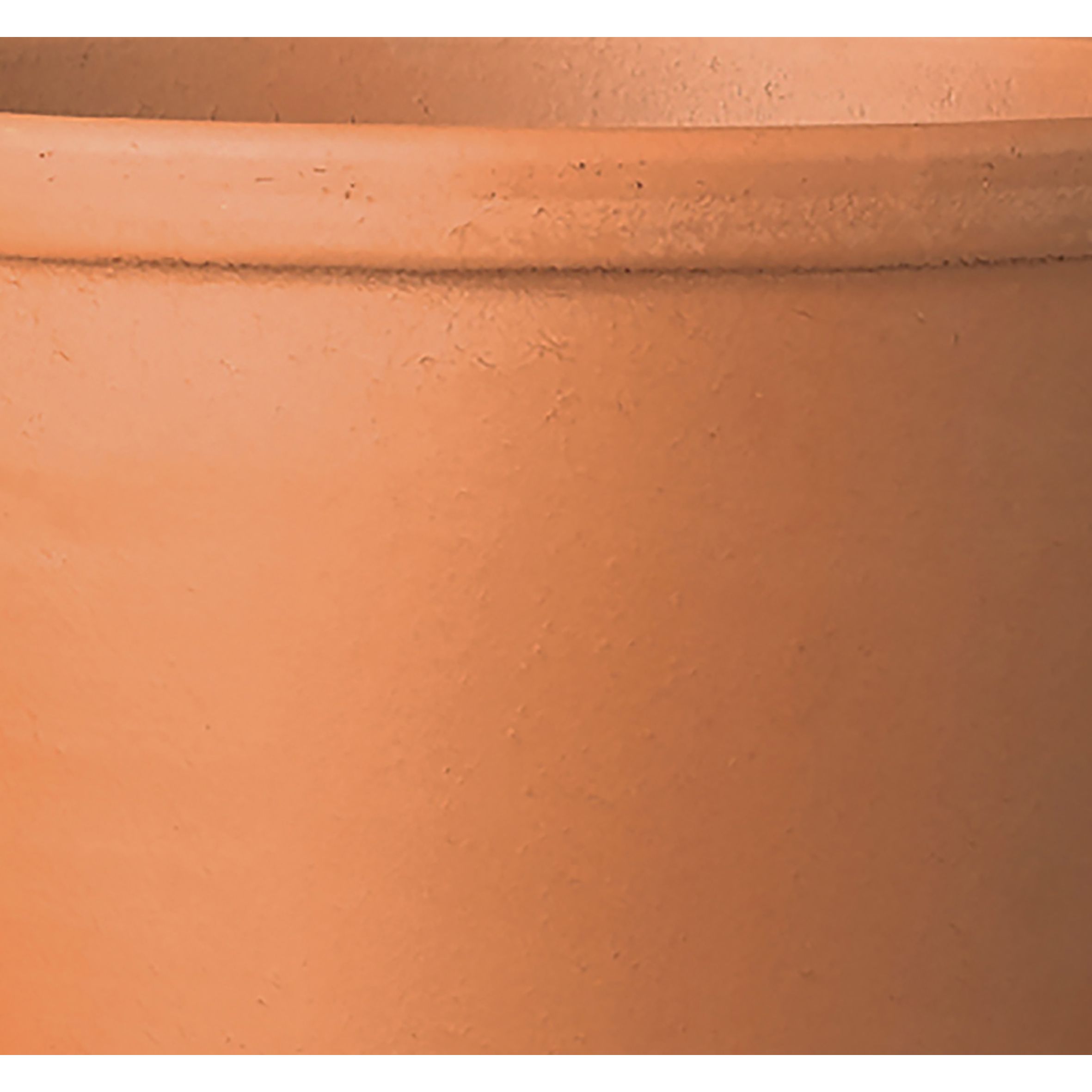 Verve Laleh Terracotta Circular Plant pot (Dia)23.5cm