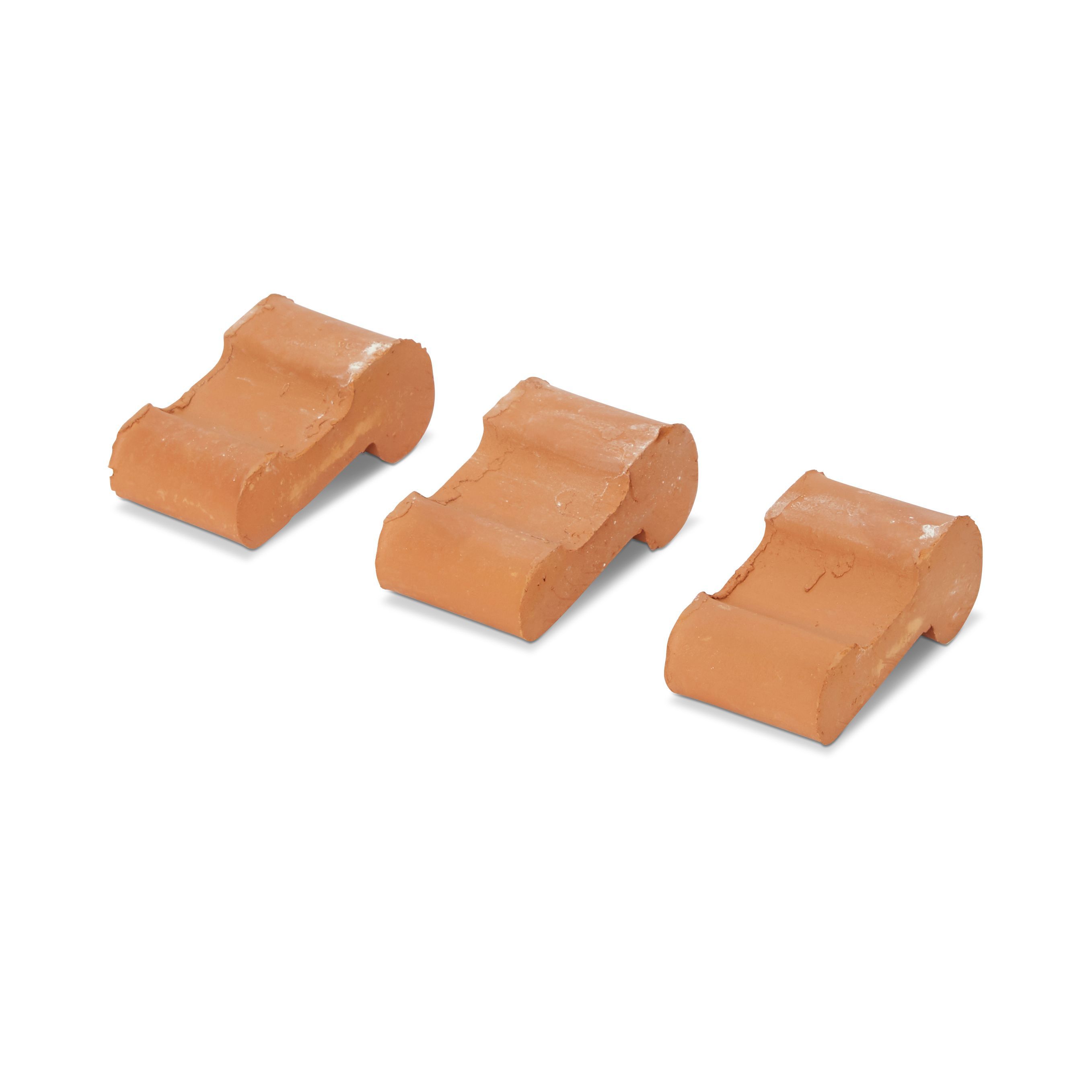 Verve LALEH Terracotta Pot feet,, Pack of 3