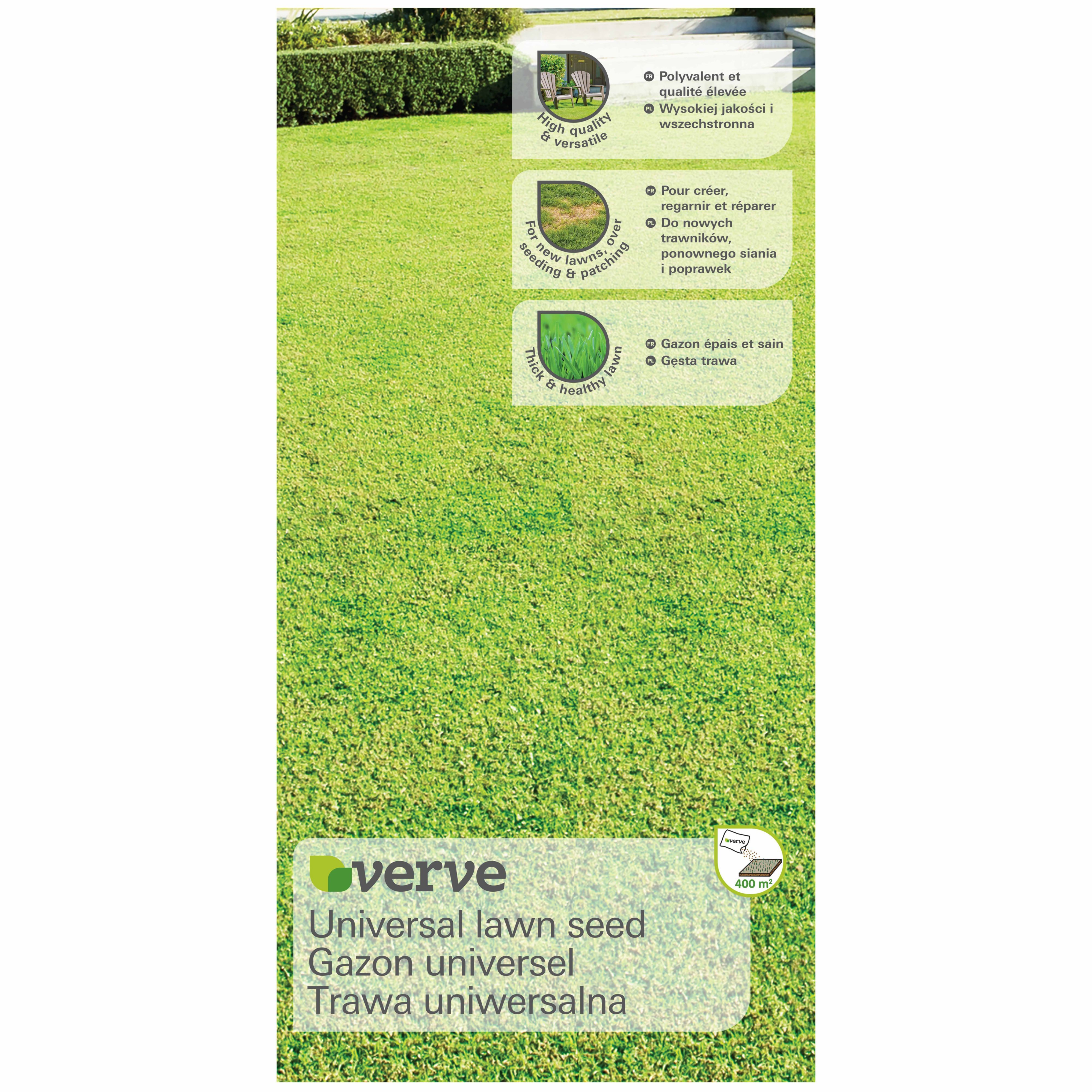 Verve Lawn Seed 400m 10kg Diy At B Q