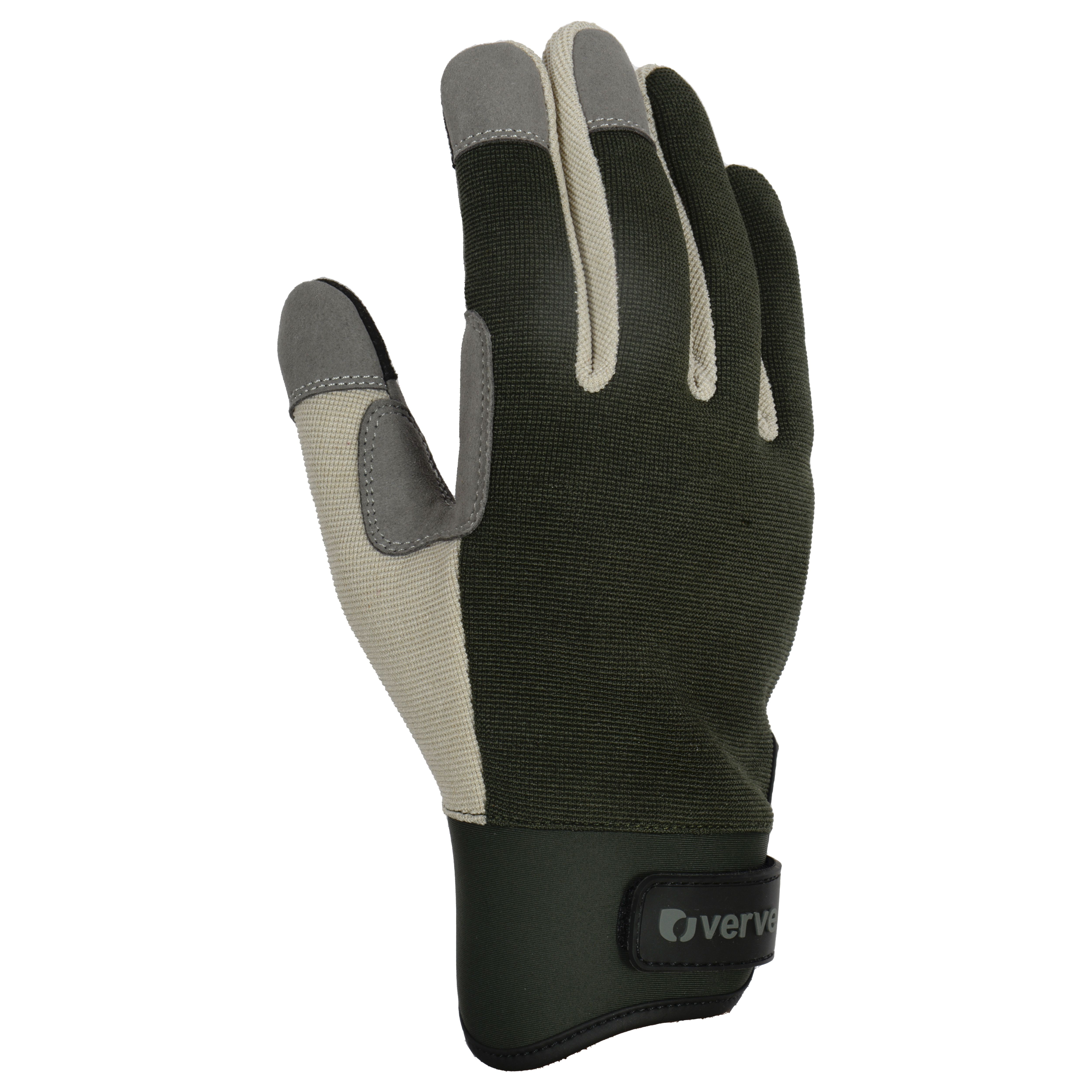 Verve Leather Forest night Gardening gloves Large, Pair