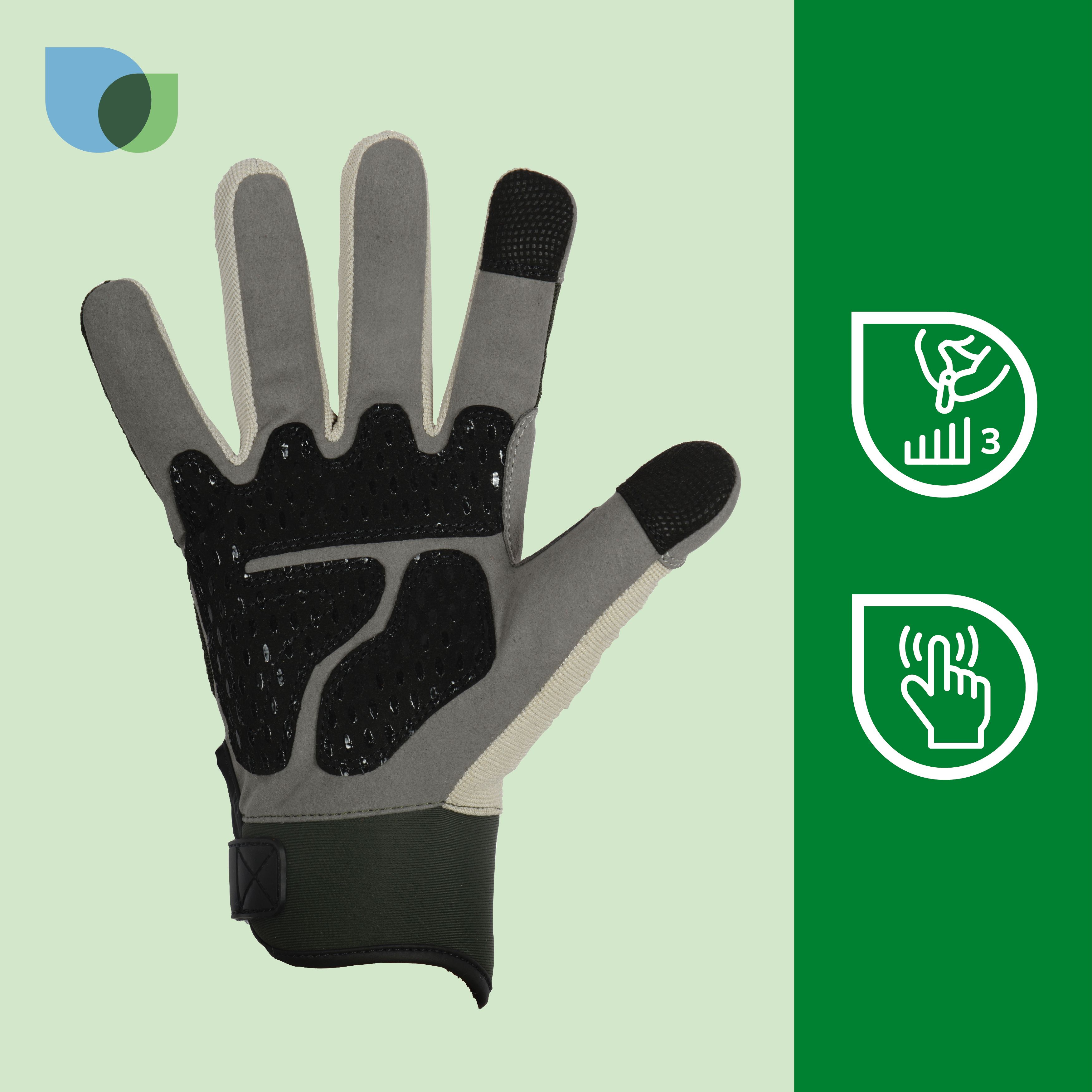 Verve Leather Forest night Gardening gloves Large, Pair