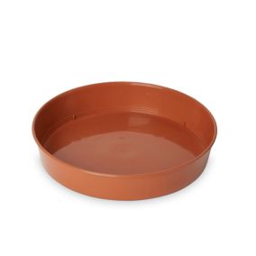 Verve Lei Brown Grow pot Saucer (Dia)16.5cm