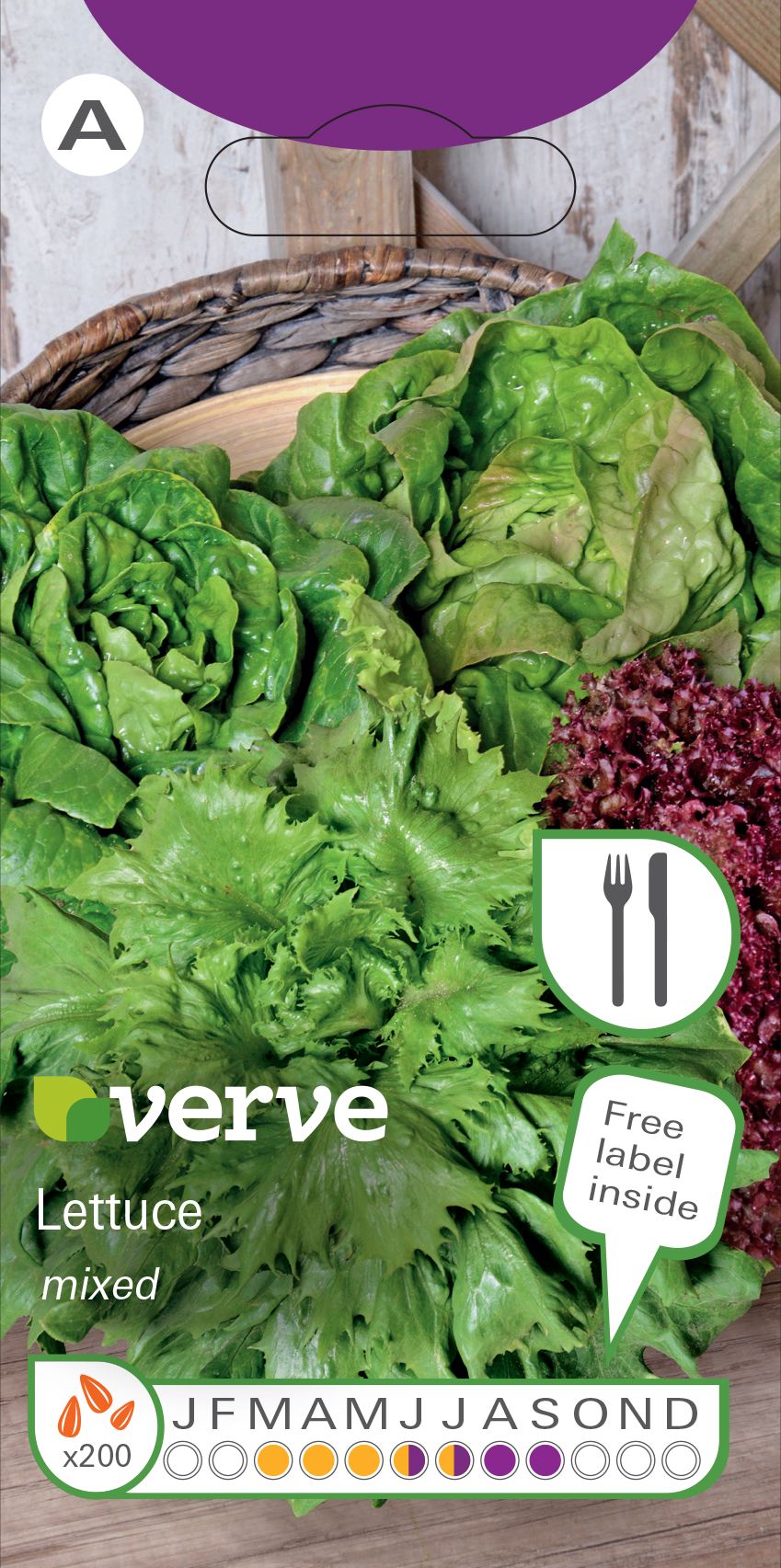 Verve Lettuce mixed Seeds