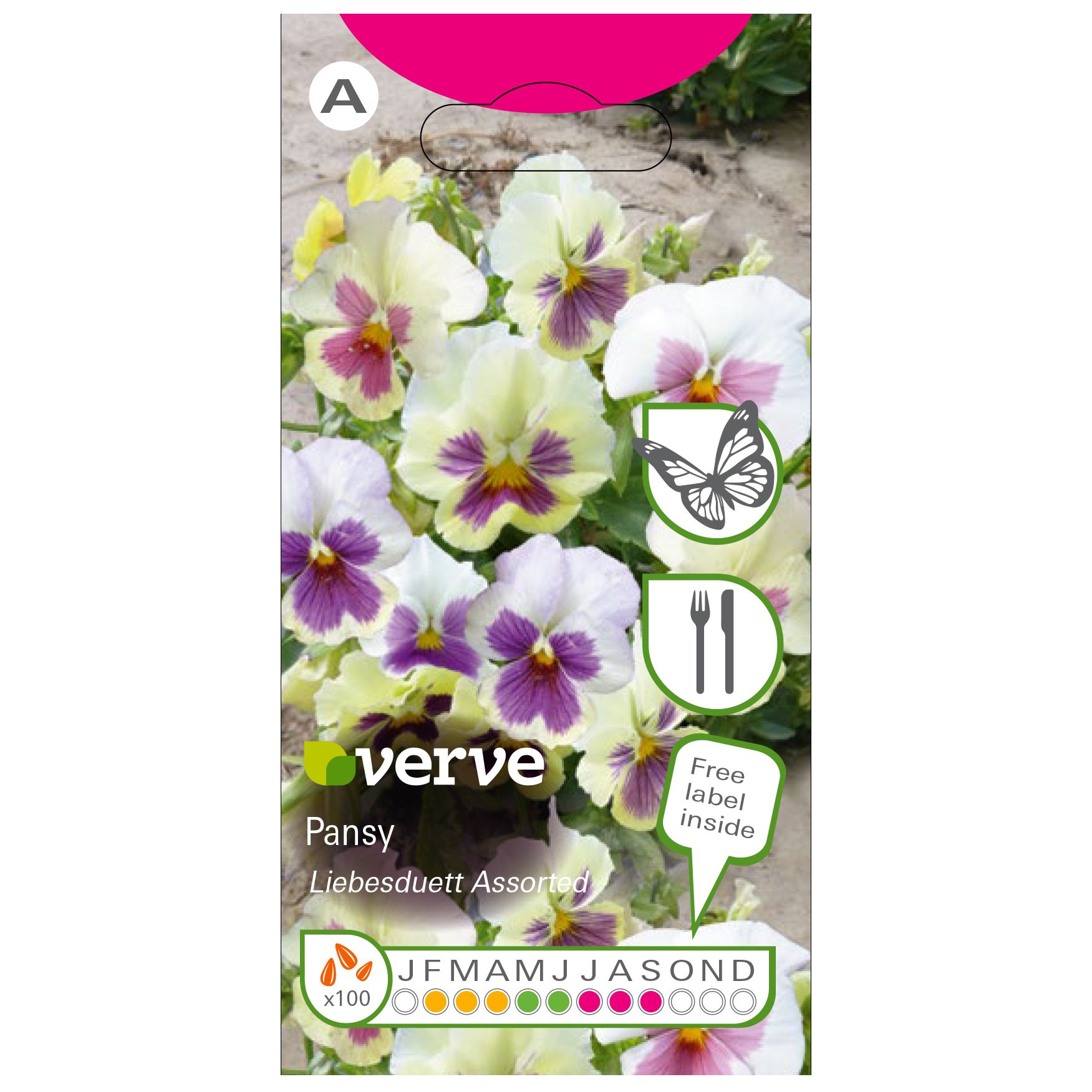 Verve Liebesduett Pansy Seeds