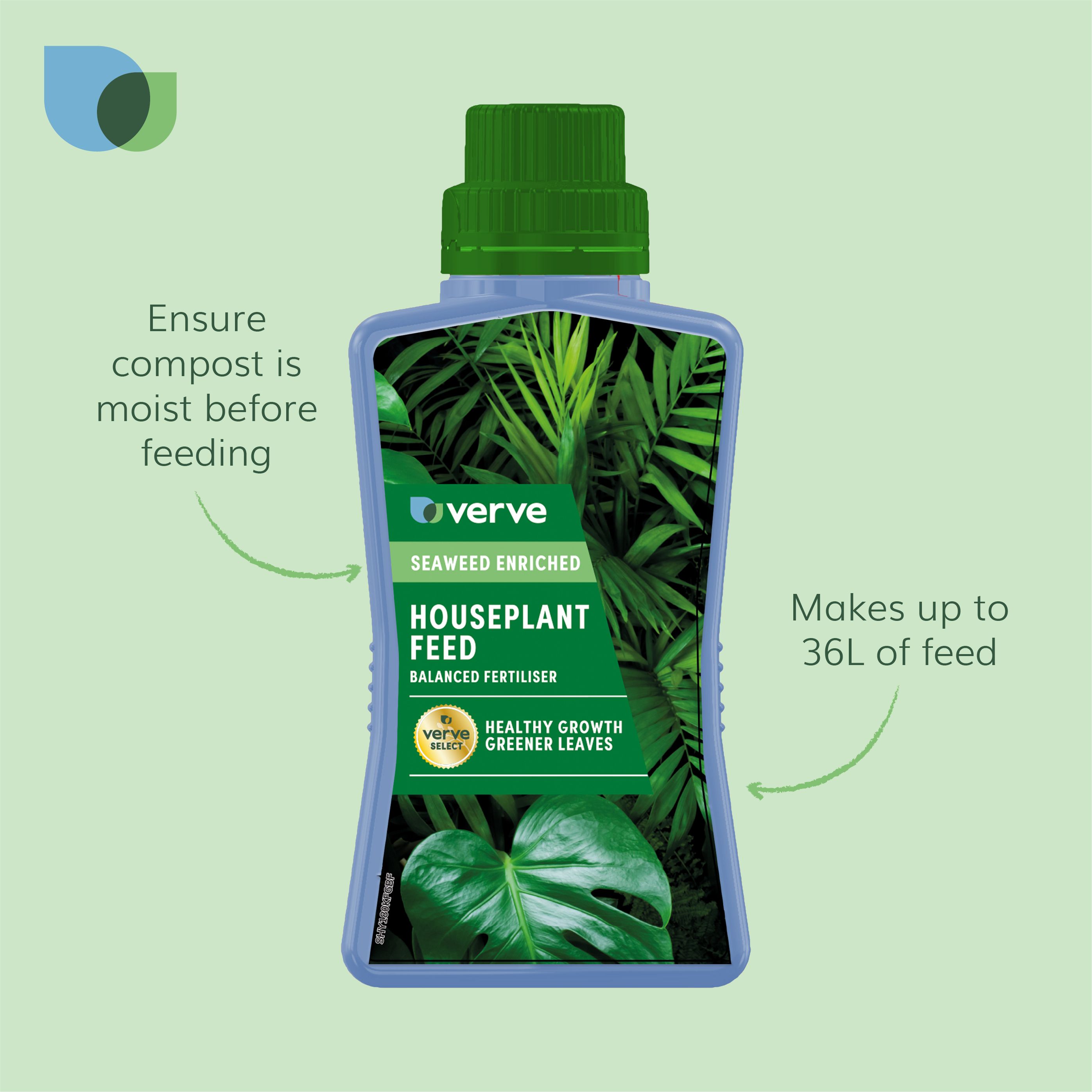 Verve Liquid Houseplant Plant feed, 180ml