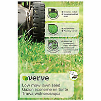 Verve Low mow Lawn seed 60m² 1.25kg