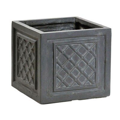 Verve Loxley Grey Ceramic Rectangular Trough (H)22.4cm (W)57.8cm | DIY ...