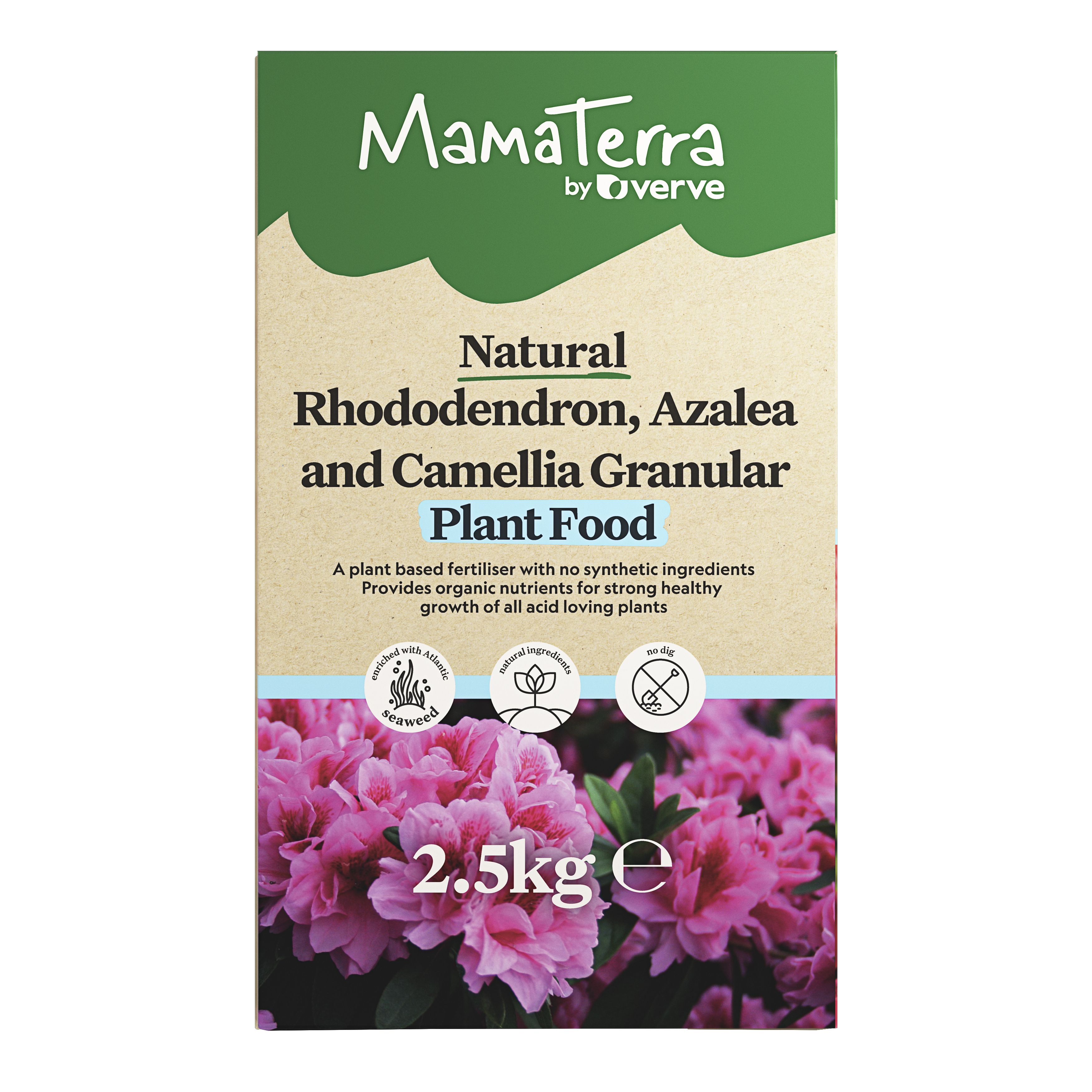 Verve Mamaterra Ericaceous Plant feed Granules 100m² 2.5kg