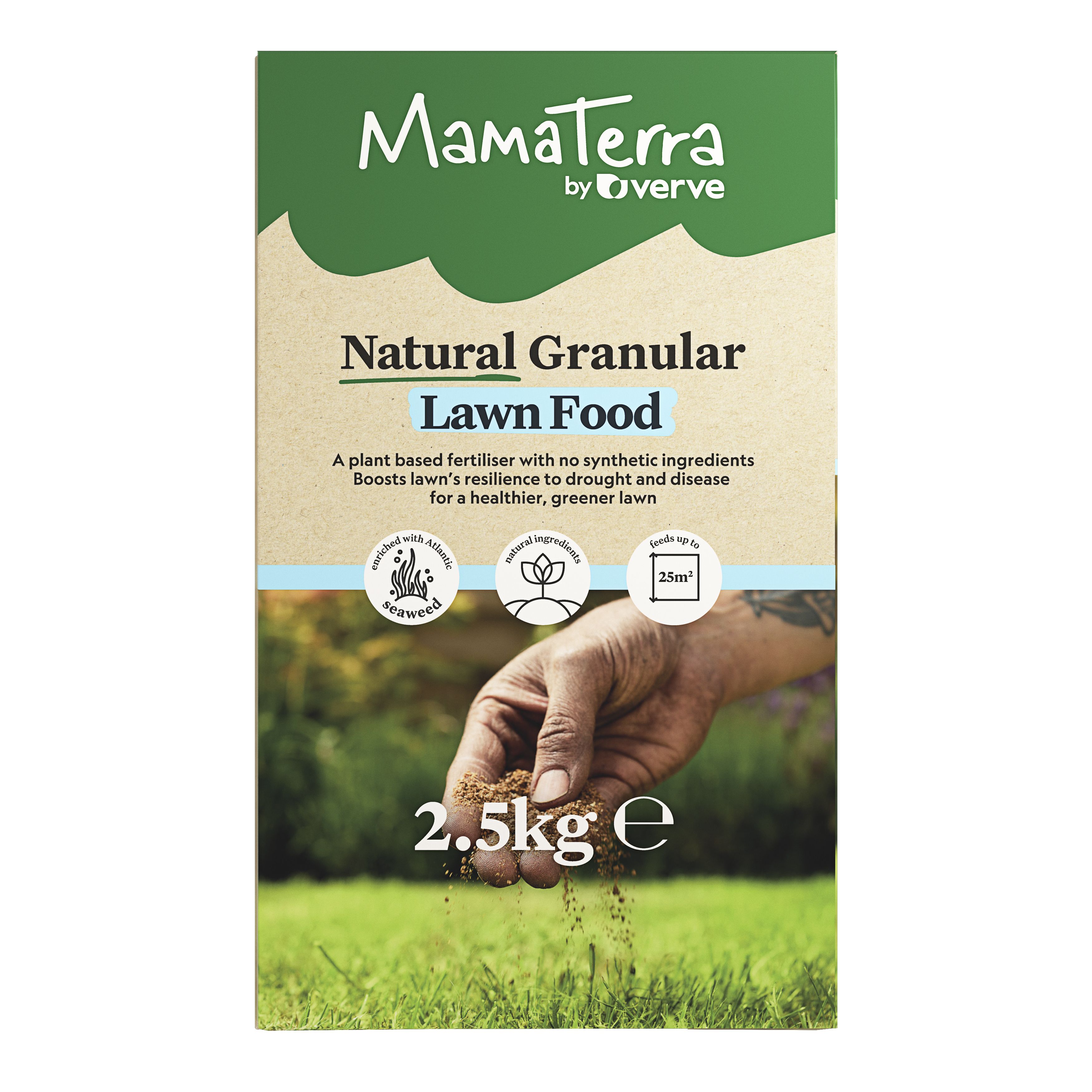 Verve Mamaterra Plant feed Granules By-products from maize & grains with added seaweed extract 100m² 2.5kg