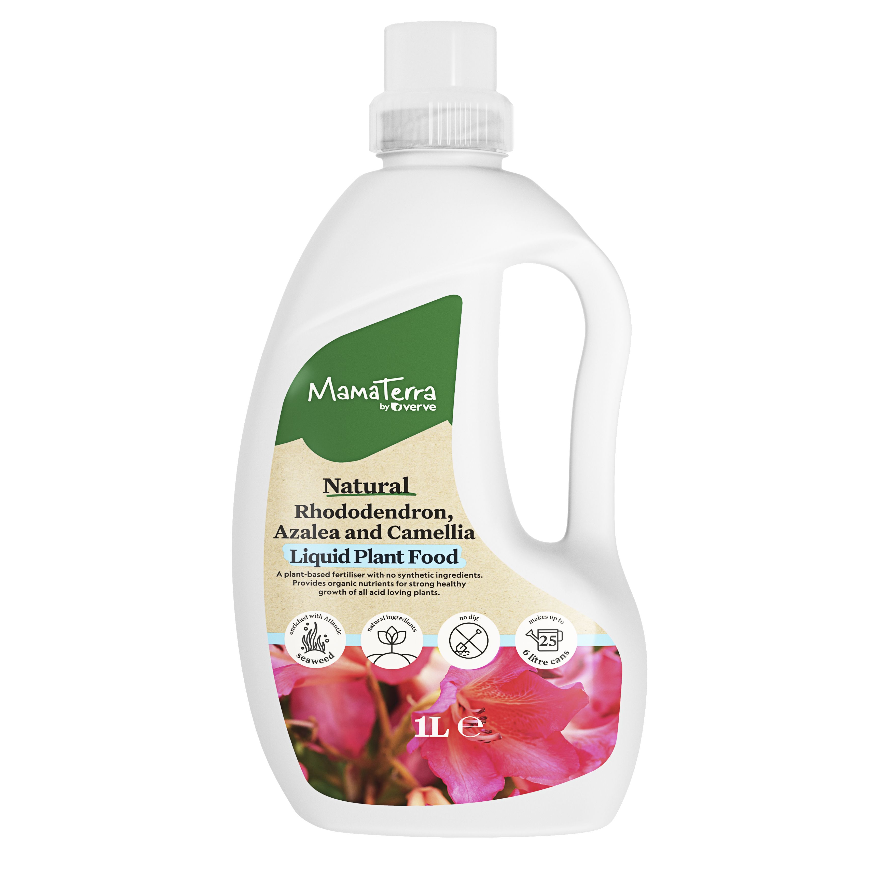 Verve Mamaterra Rhododendron, Azalea & Camellia Flower Plant feed Liquid 175m² 1L