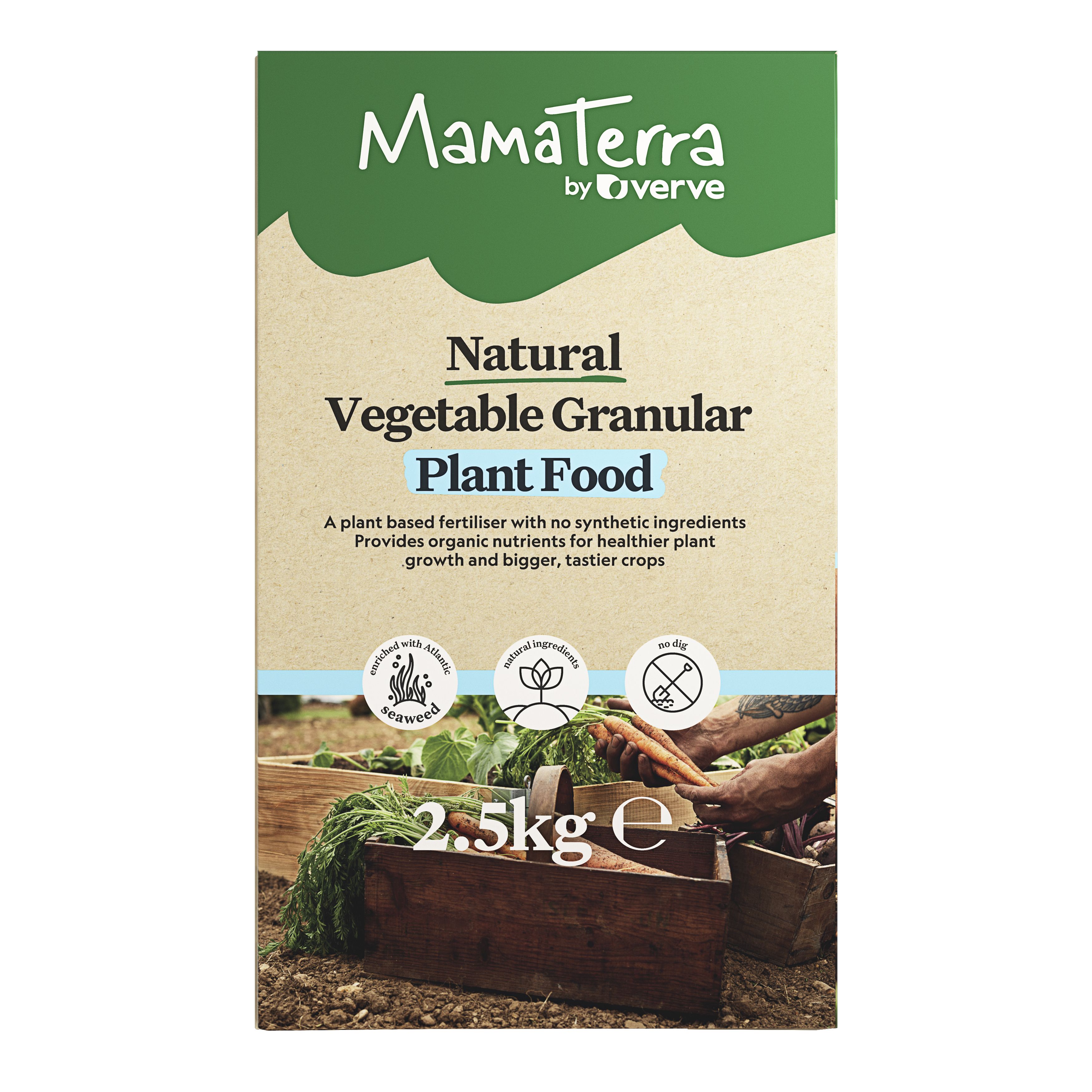 Verve Mamaterra Vegetable garden Plant feed Granules 100m² 2.5kg