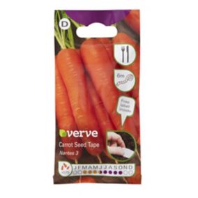 Verve Nantes Carrot Seed tape