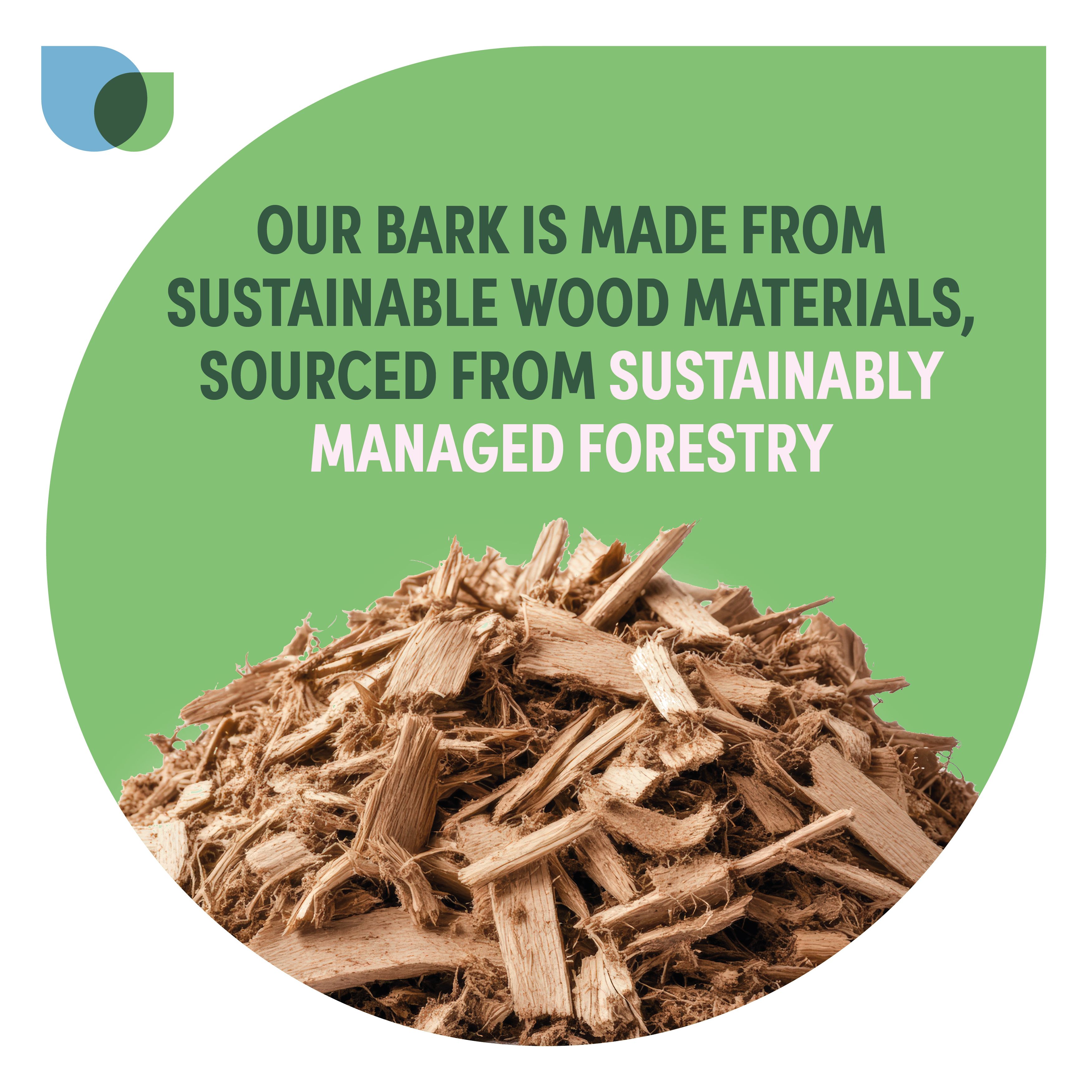 Verve Natural Woodchip mulch 100L Bag