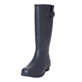 Verve Navy Wellington boots, Size 4