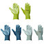 Verve Nitrile Multicolour Gardening gloves Medium, Pack of 3