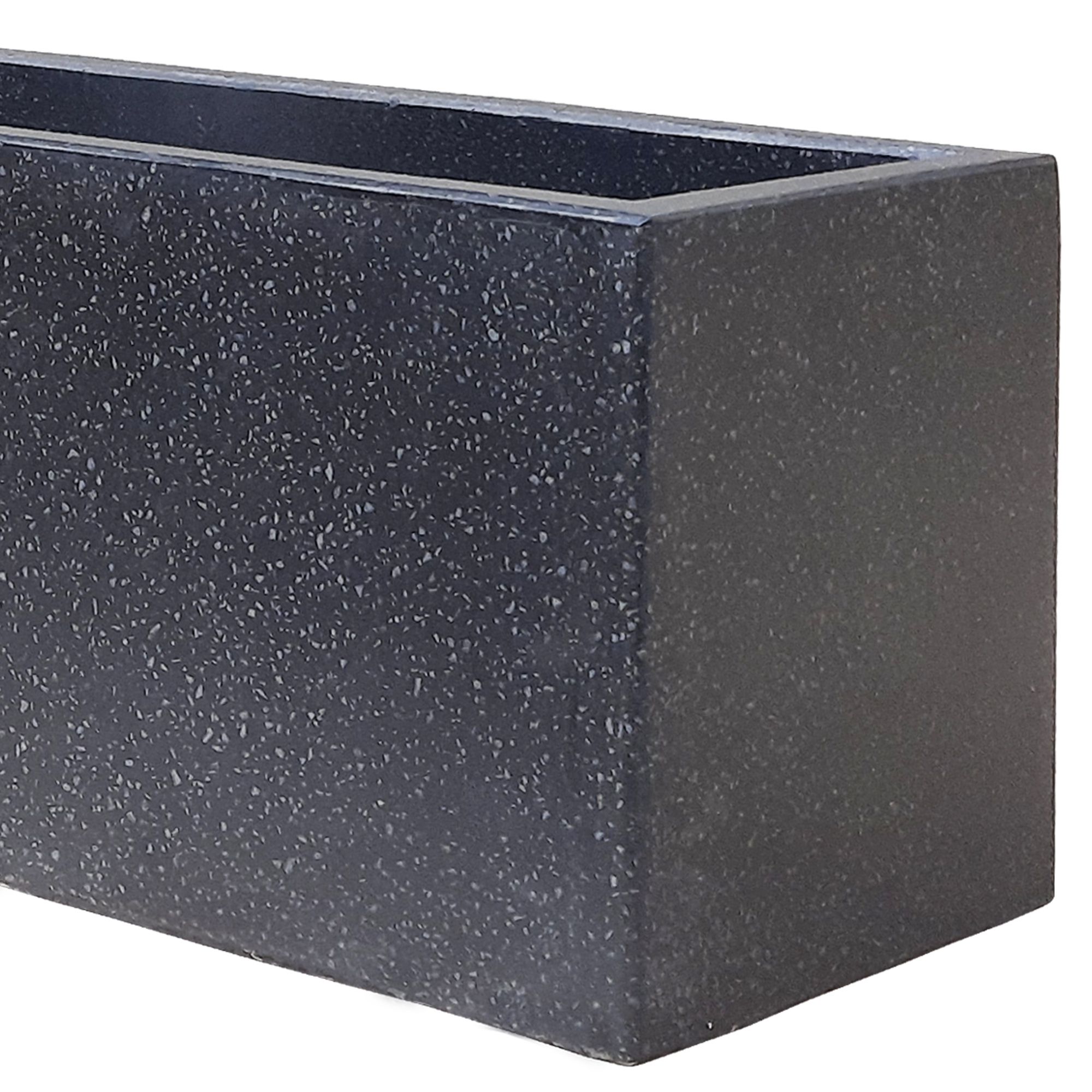 Verve Nore Dark grey Rectangular Trough | DIY at B&Q