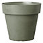 Verve Nurgul Deep lichen green Polypropylene (PP) Circular Plant pot (Dia)58cm