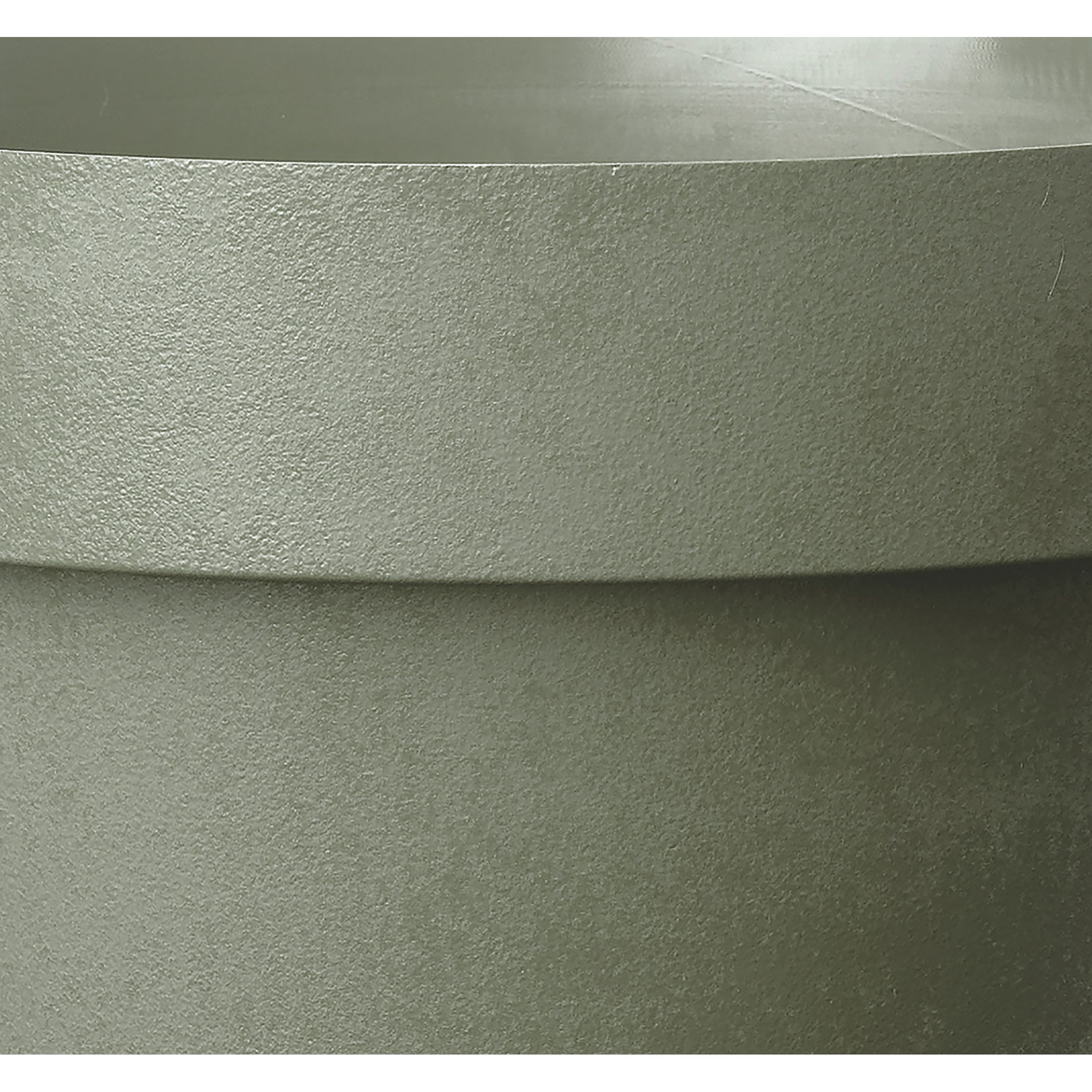 Verve Nurgul Deep lichen green Polypropylene (PP) Round Plant pot (Dia)79cm
