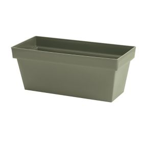 Verve Nurgul Deep lichen green Rectangular Trough (H)23.6cm (W)58.7cm