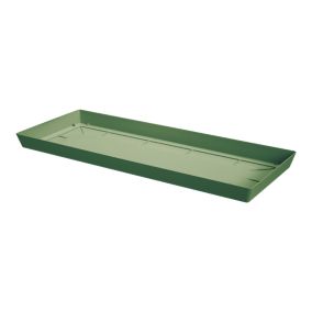 Verve Nurgul Deep Lichen Green Trough saucer