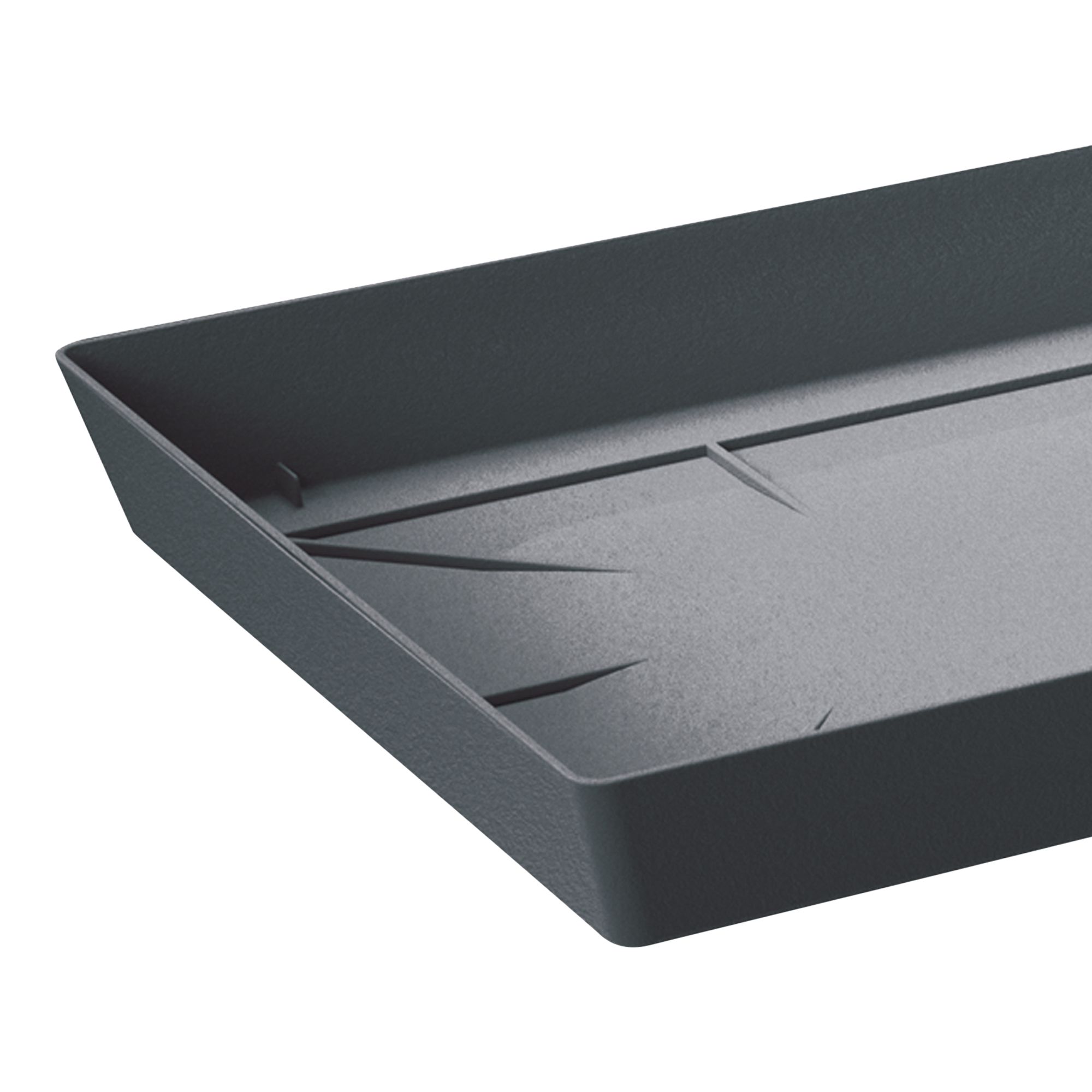 Verve Nurgul Grey Trough Saucer (Dia)60cm