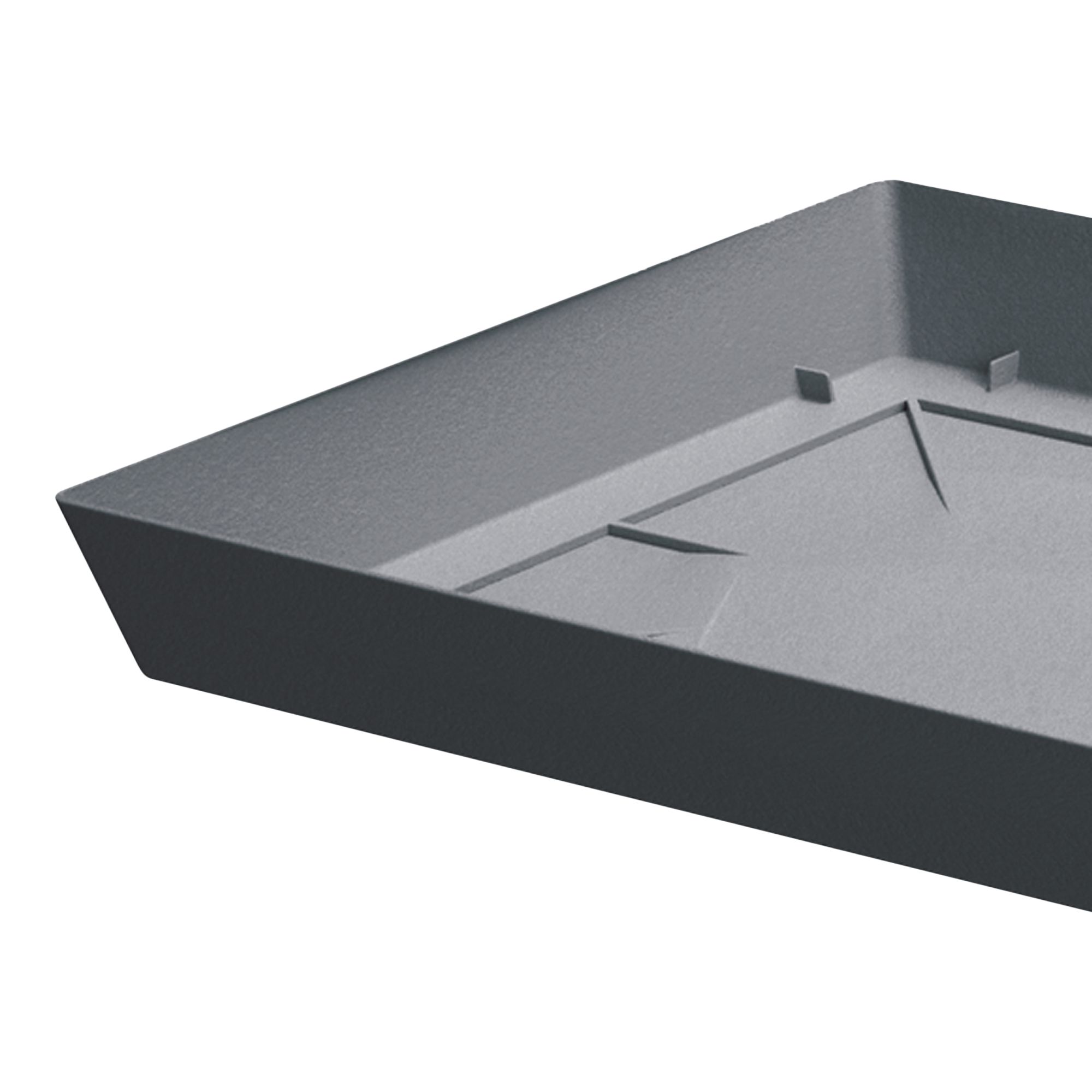 Verve Nurgul Grey Trough Saucer (Dia)60cm