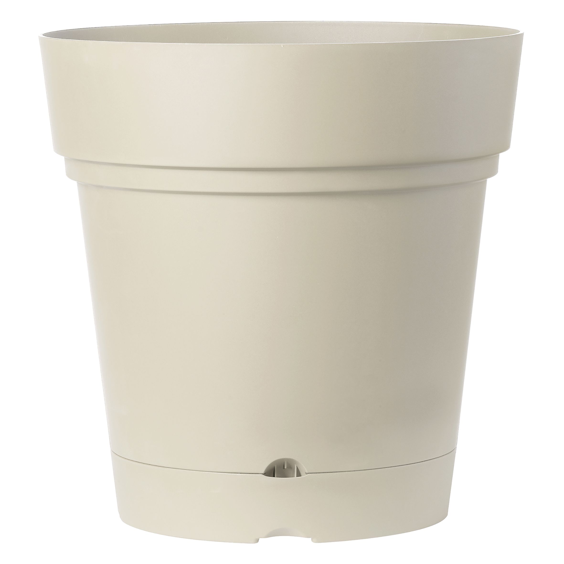 Verve Nurgul Matt Peyote Polypropylene Circular Plant pot (Dia) 58cm, (H)58cm, 98L