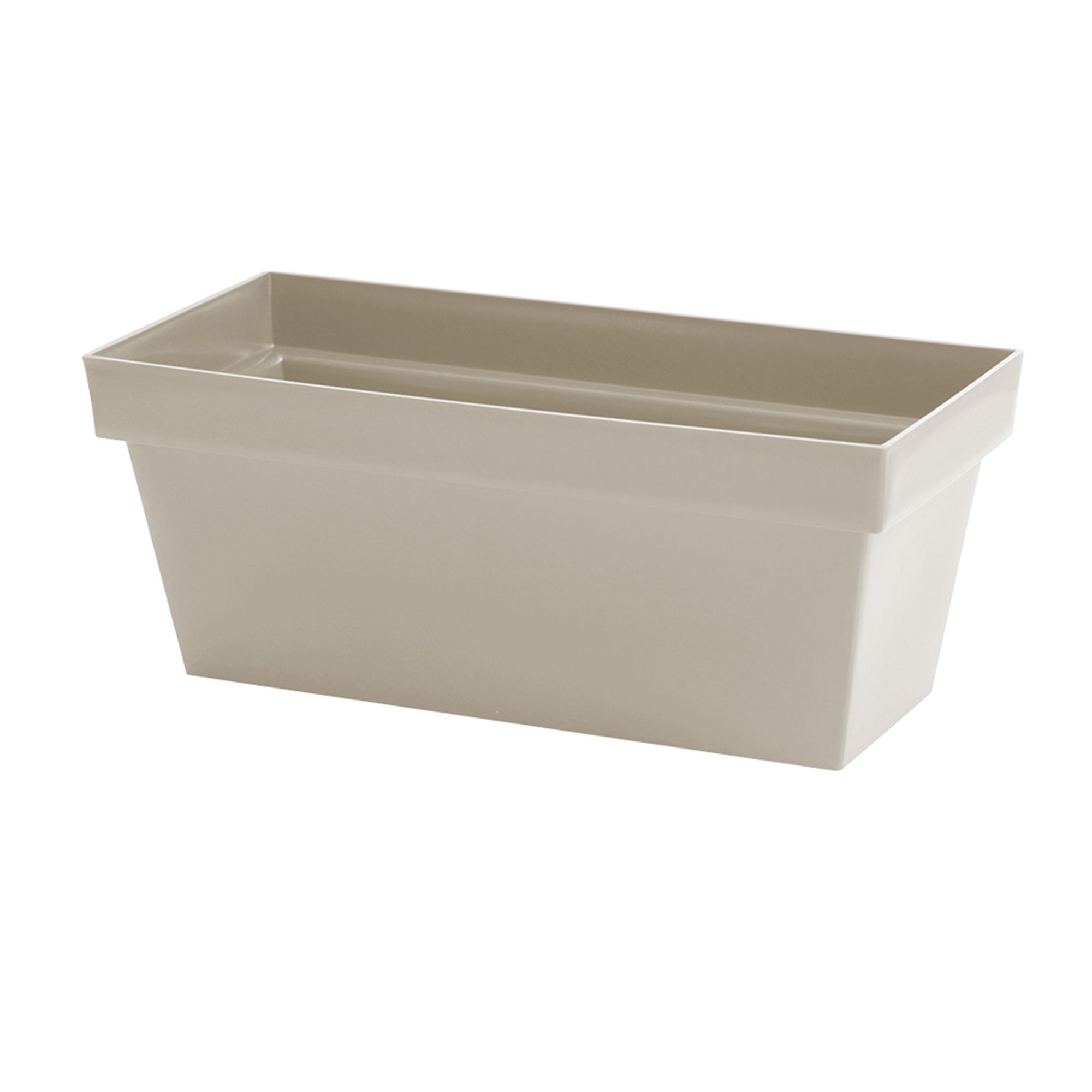 Verve Nurgul Matt Rectangular Polypropylene Trough 25L (W)58.7cm- Peyote